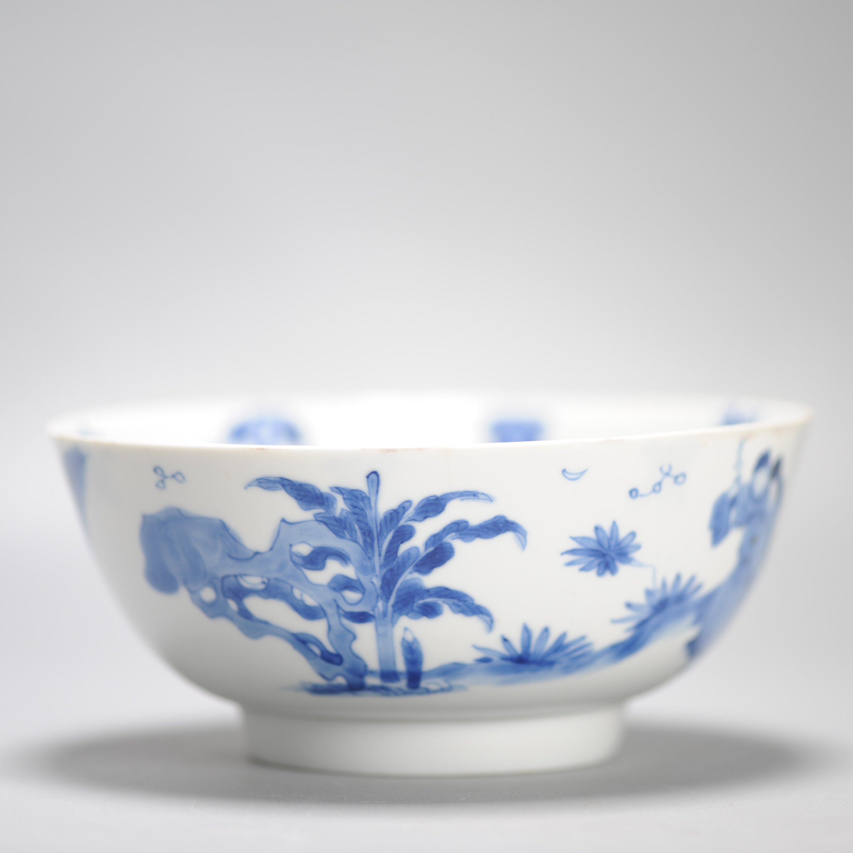 Kangxi period Chinese porcelain Bowl Figures Flowers Objects Chenghua Mark - Image 7