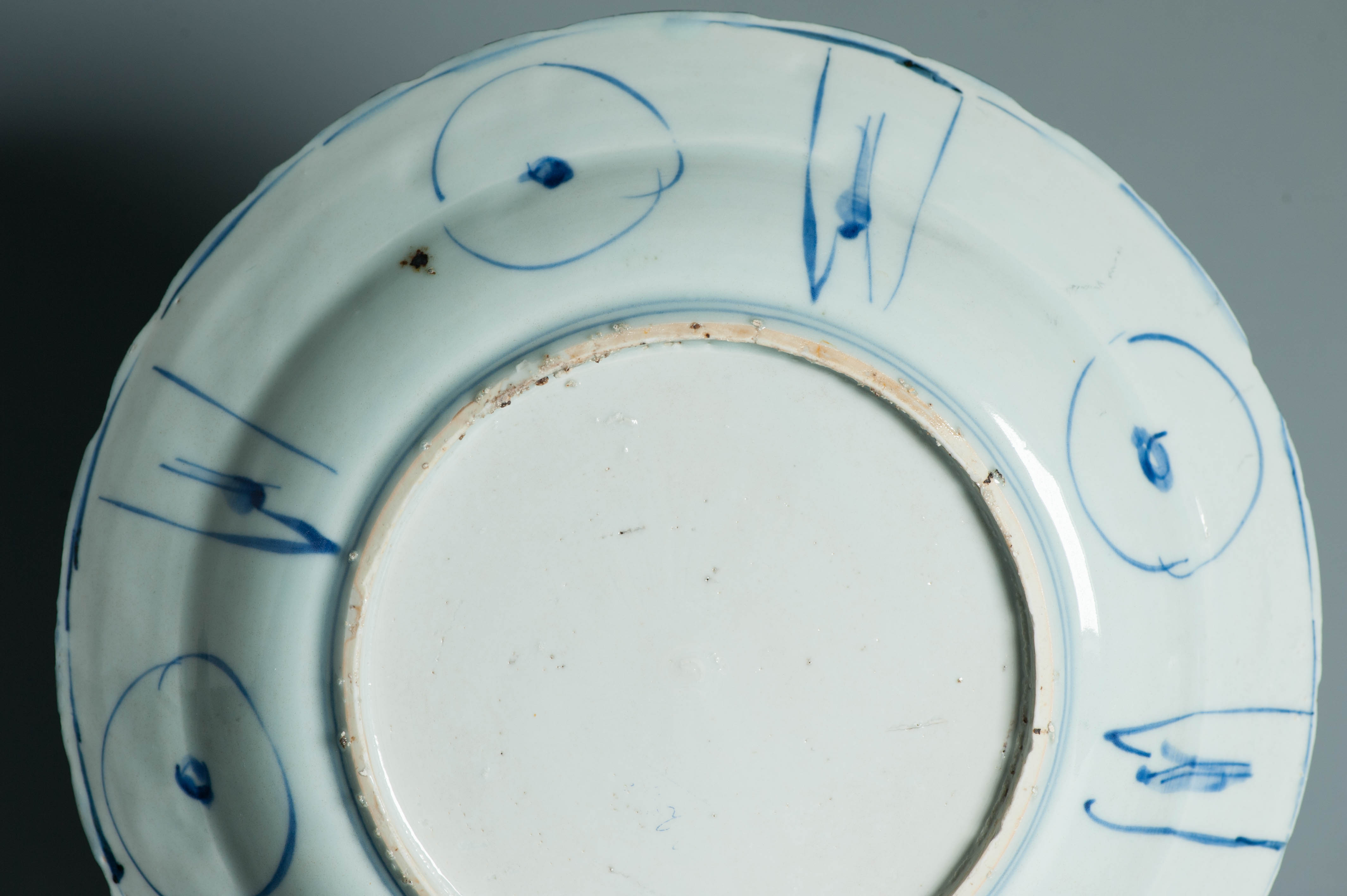 Wanli Antique Ming Period Chinese Porcelain Kraak Bird on Rock Plate China - Image 8