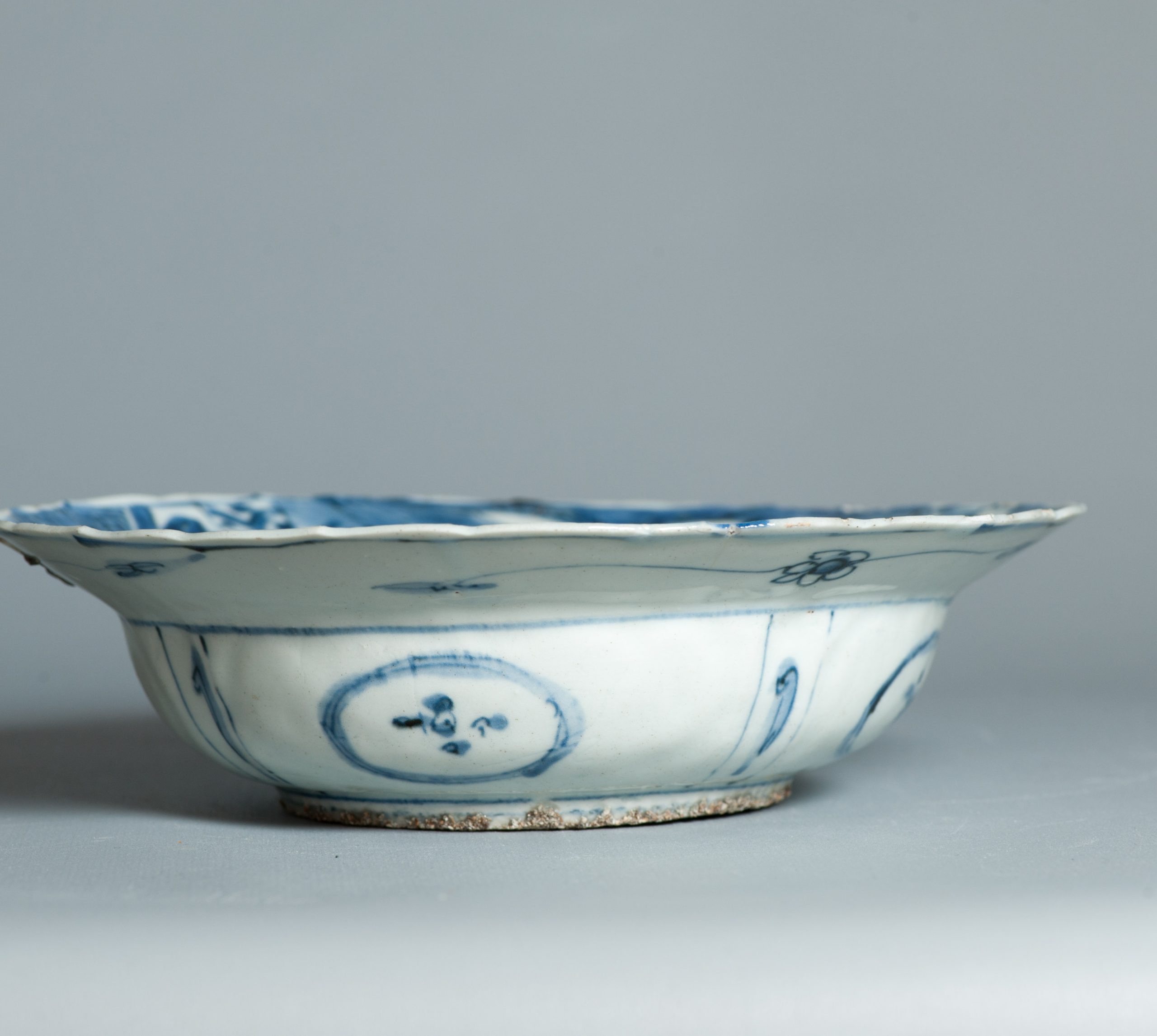 22CM Wanli Antique Ming Period Chinese Porcelain Kraak Klapmuts Symbols China - 图片 11