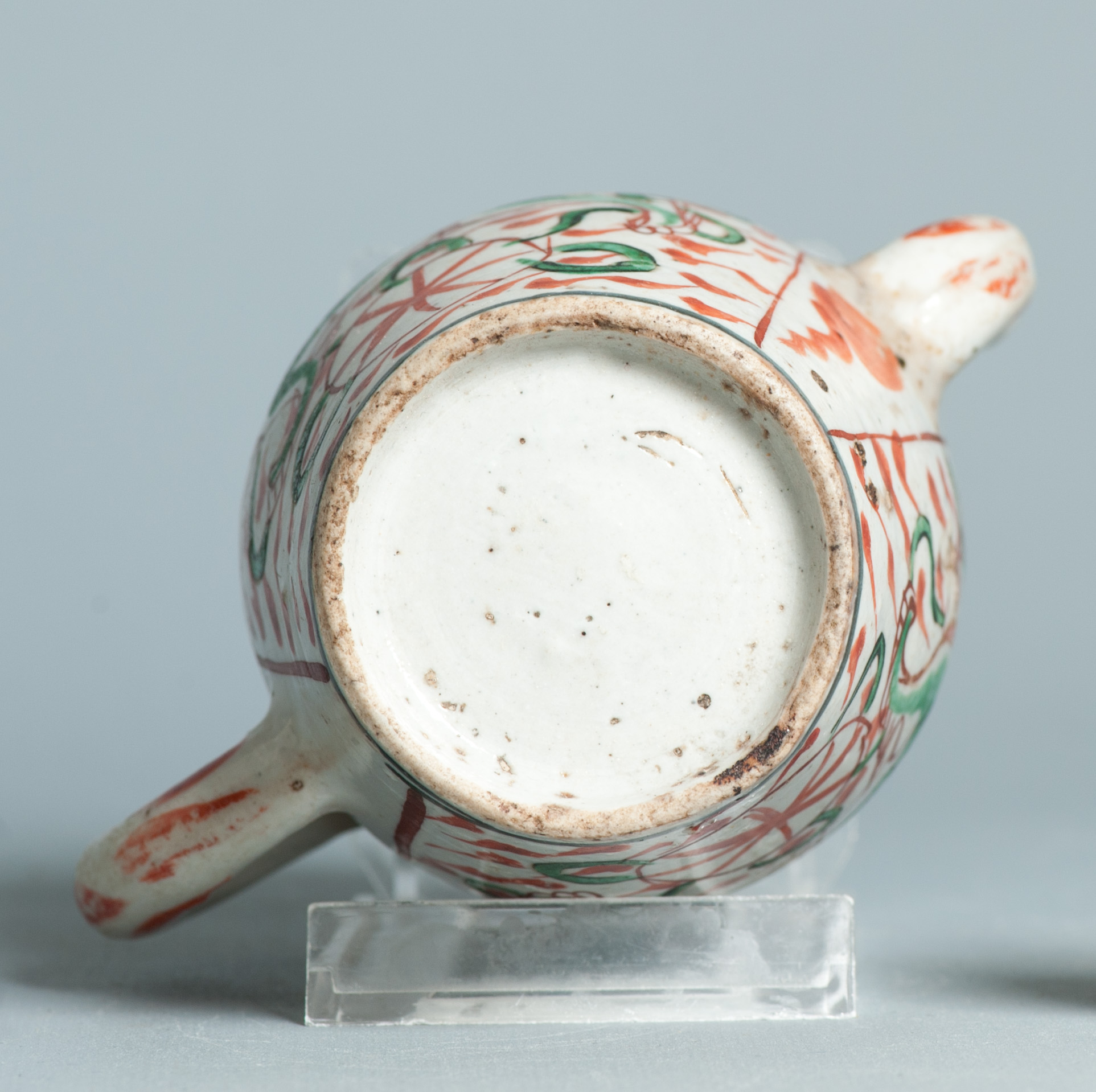 Antique 17C Chinese Porcelain Famille Verte teapot Mythical Animal Ca 1640-60 - Image 2