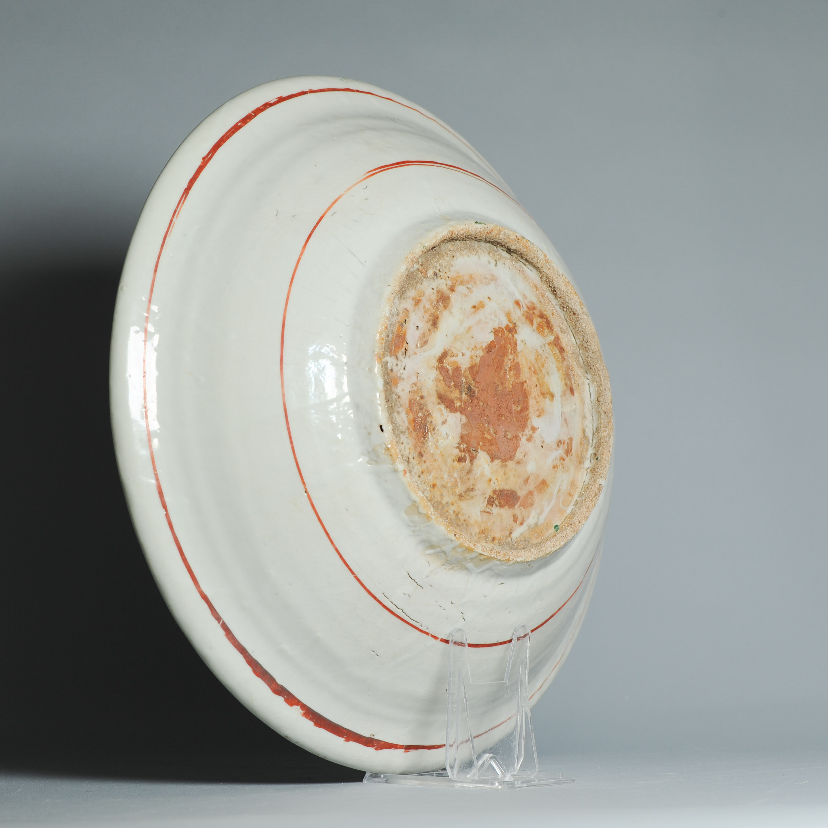 Antique Chinese 16/17C Chinese Porcelain Dish Swatow Phoenix Chinese Lion - Image 8