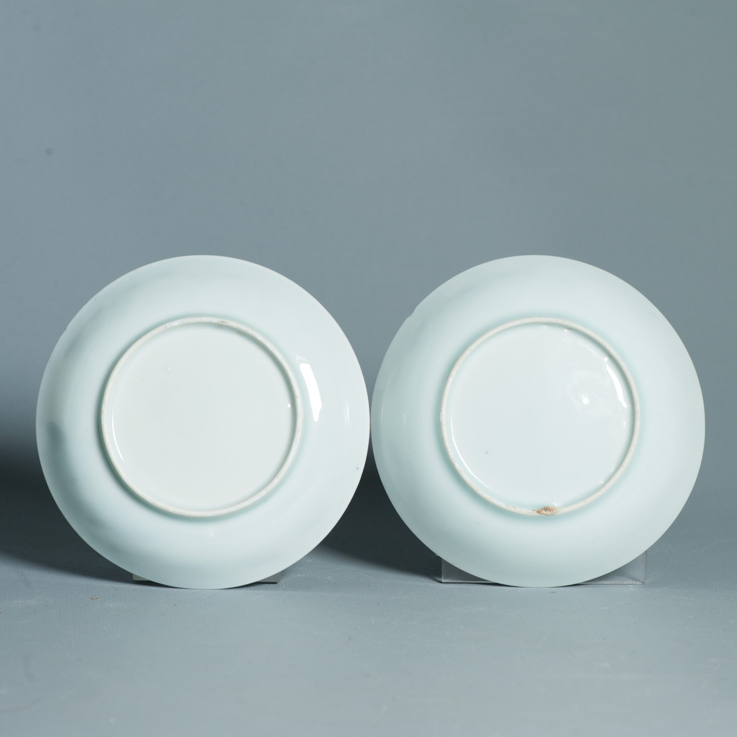 Set Antique Kangxi Period Chinese porcelain Dishes Literatus on Horse & Servant - Image 3