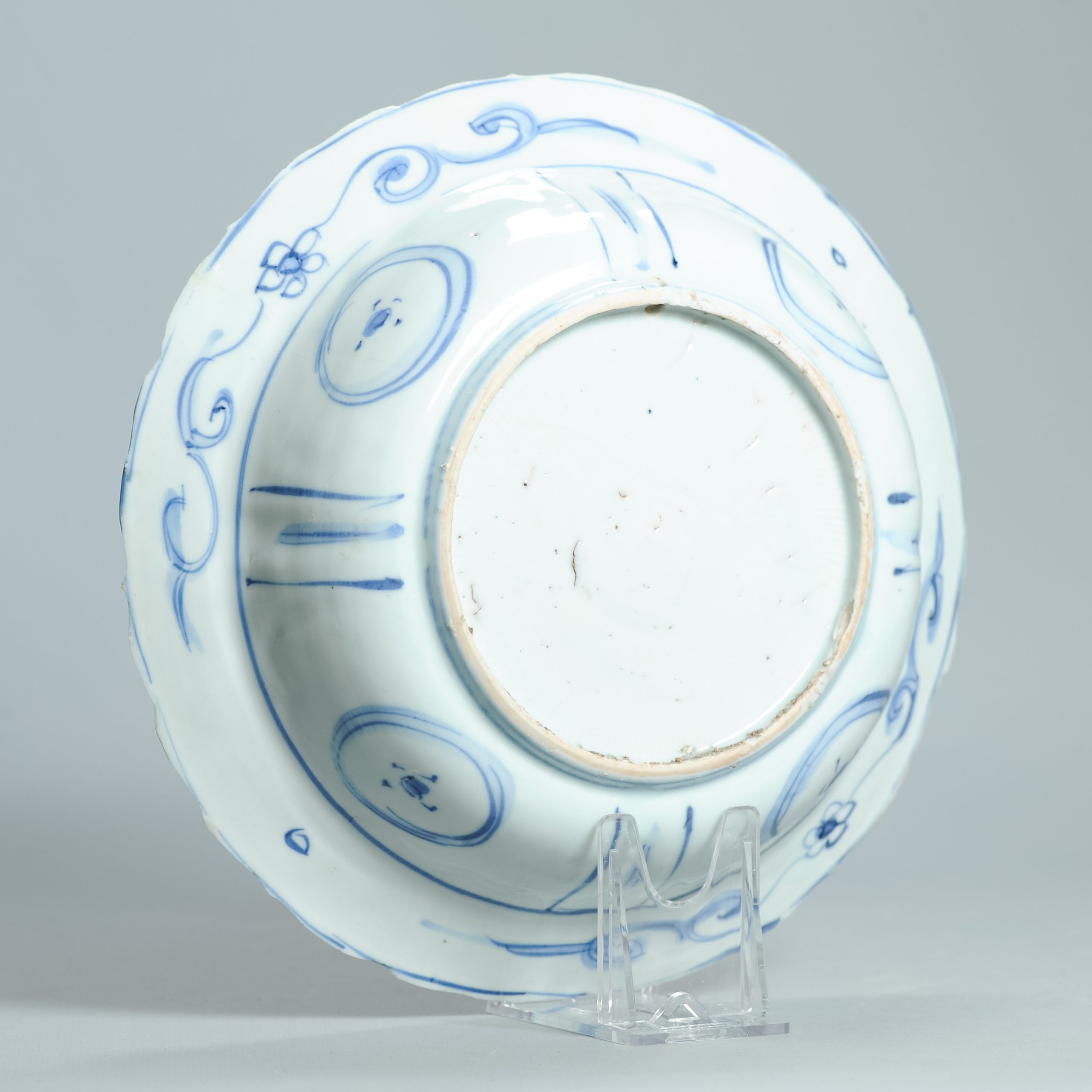 21CM Wanli Antique Ming Period Chinese Porcelain Kraak Klapmuts Bird China - Image 8