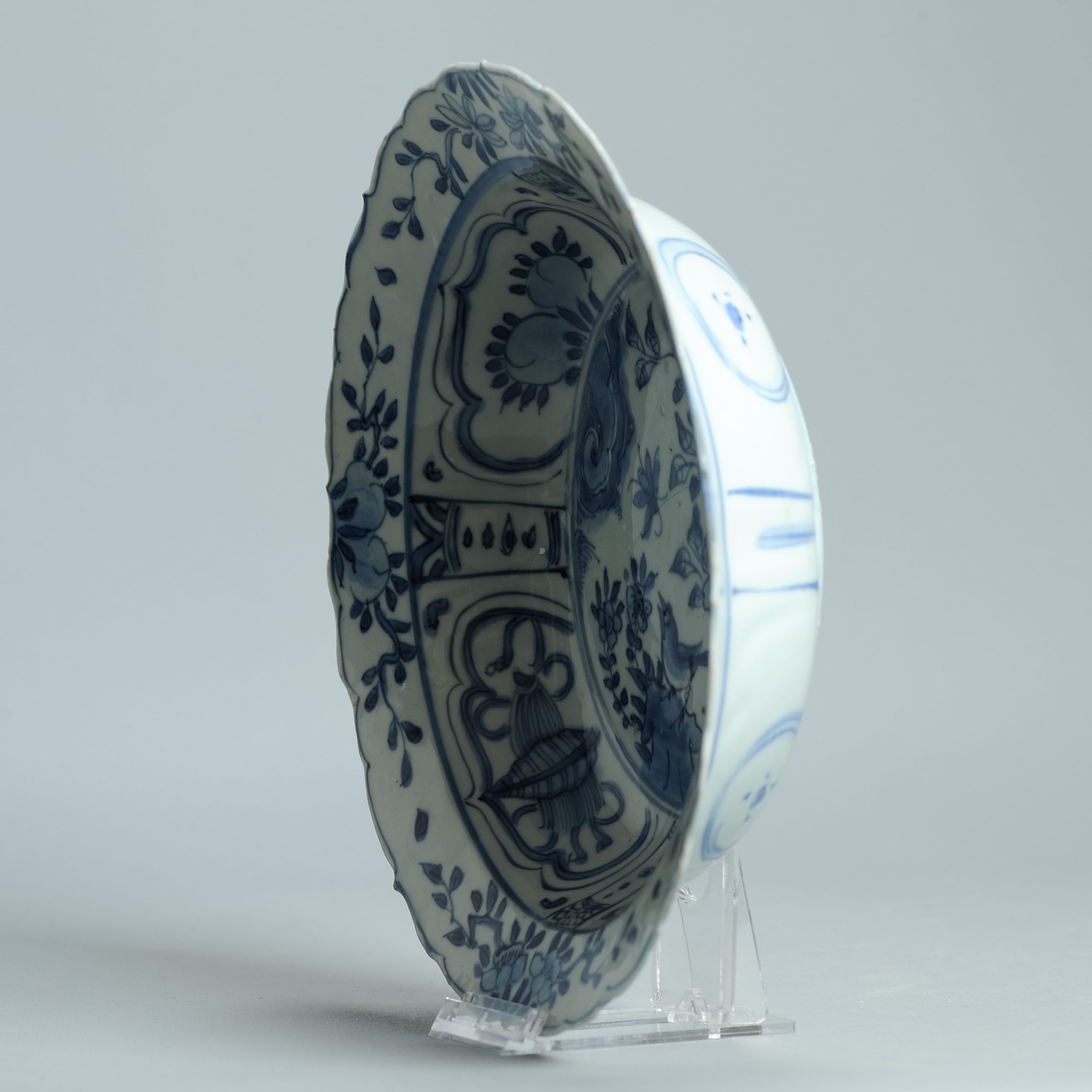 21CM Wanli Antique Ming Period Chinese Porcelain Kraak Klapmuts Bird China - Image 11