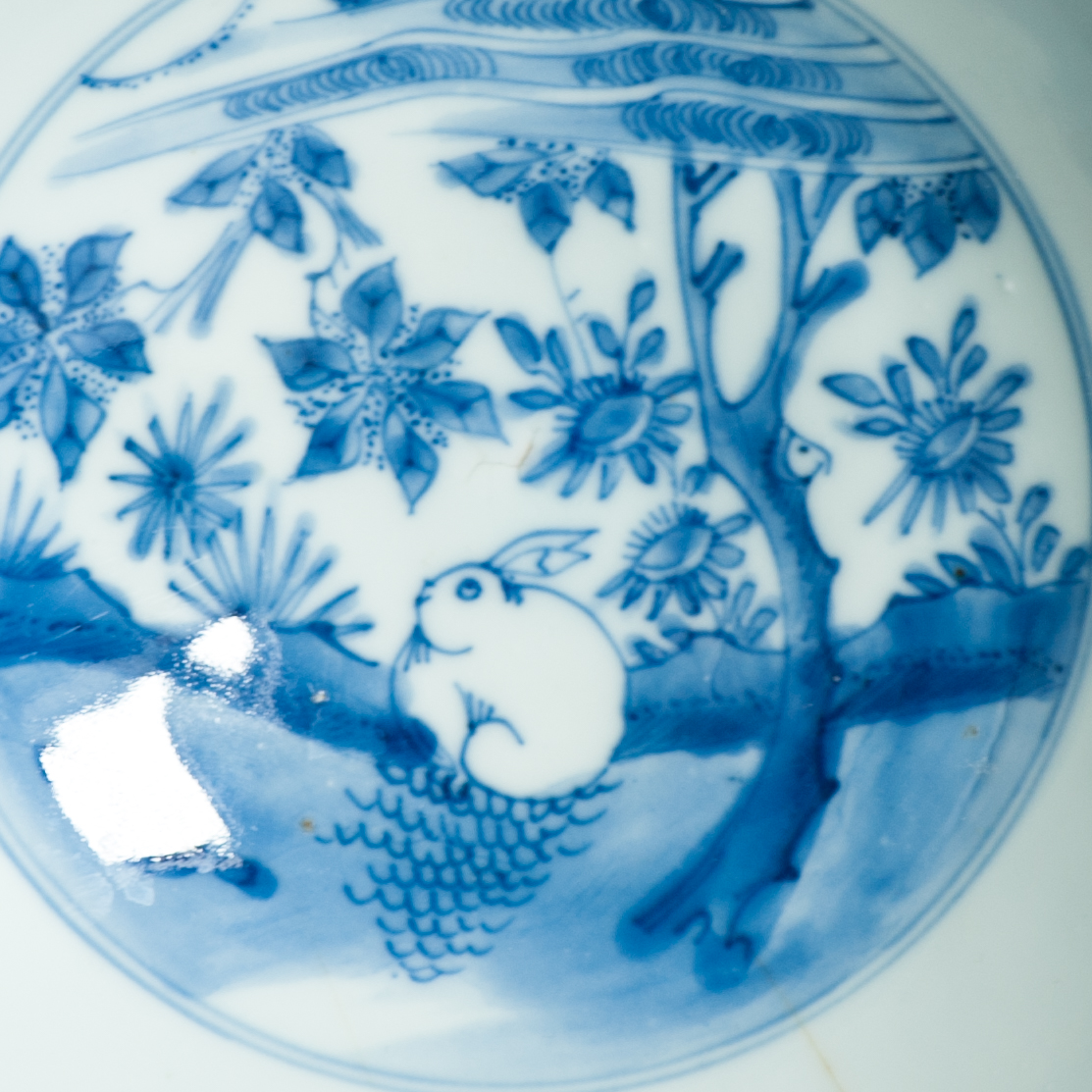 Antique Ming Transitional period Chinese Porcelain Kosometsuke HARE bowl marked - Image 10