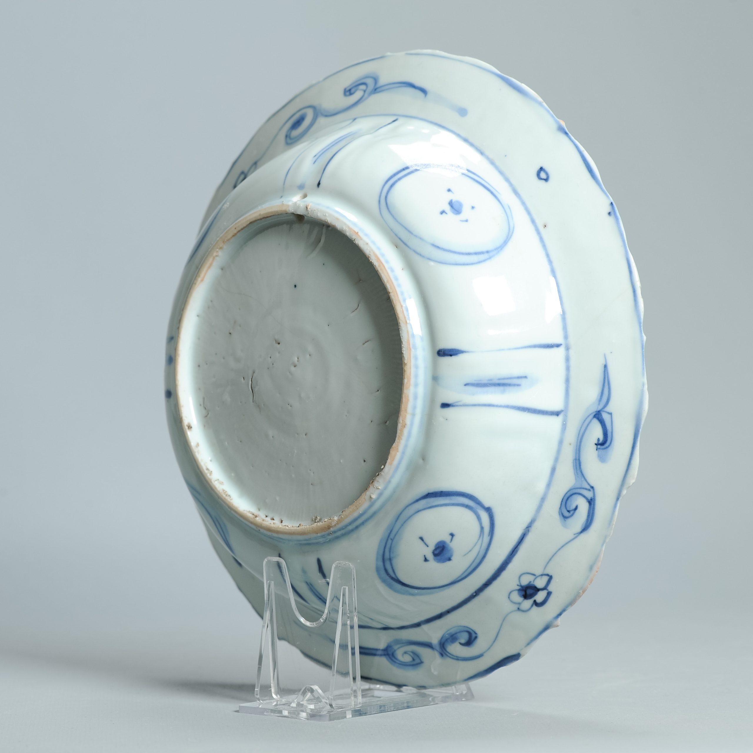21CM Wanli Antique Ming Period Chinese Porcelain Kraak Klapmuts Bird China - Image 6