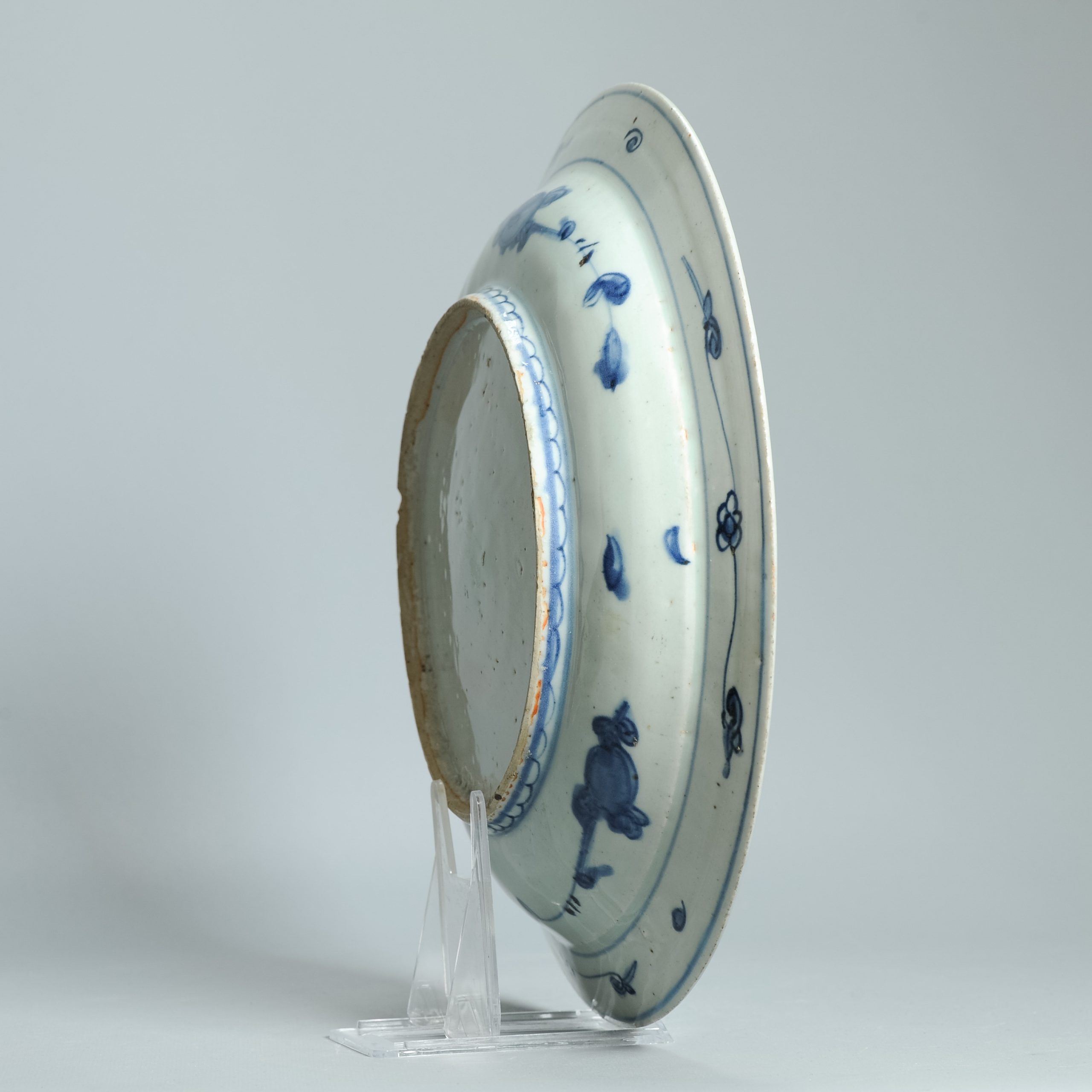30.5CM Large Antique Chinese Porcelain 16th century Jiajing Period plate Ming - Image 5