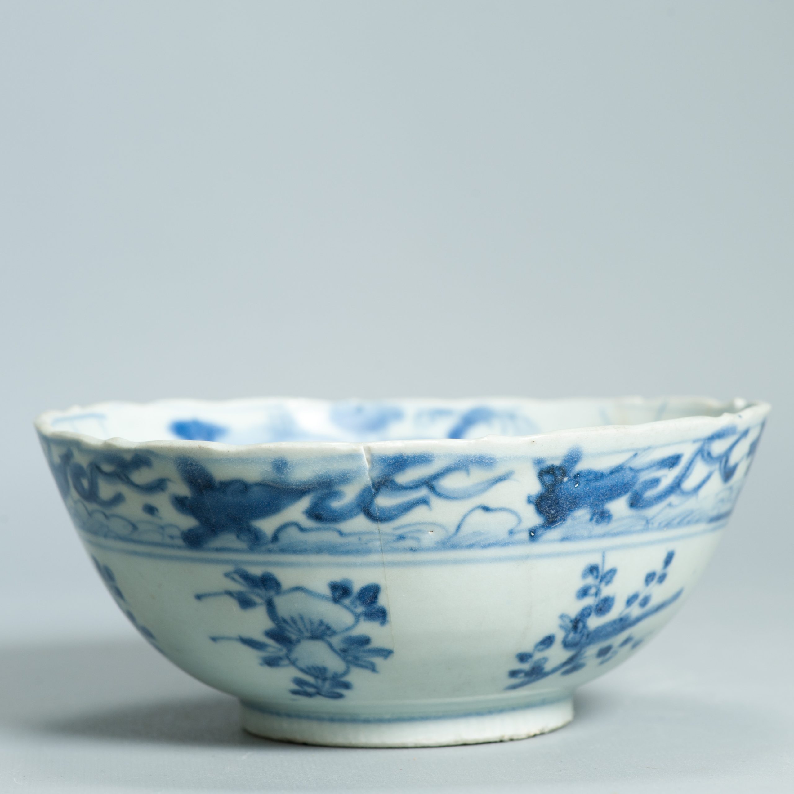 Antique Chinese Porcelain Hatcher Cargo Red Cliff Bowl porcelain China marked - Image 17