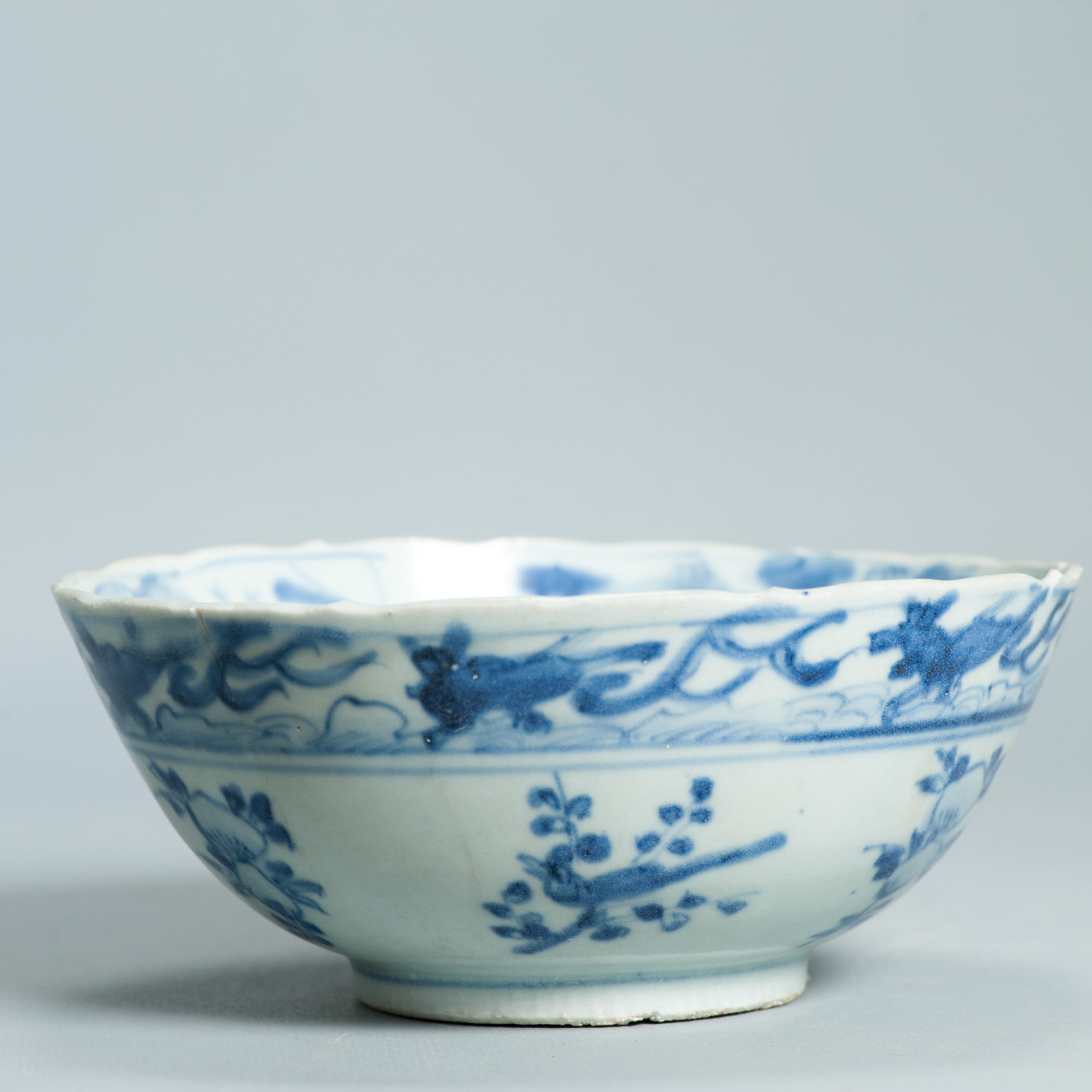 Antique Chinese Porcelain Hatcher Cargo Red Cliff Bowl porcelain China marked - Image 23