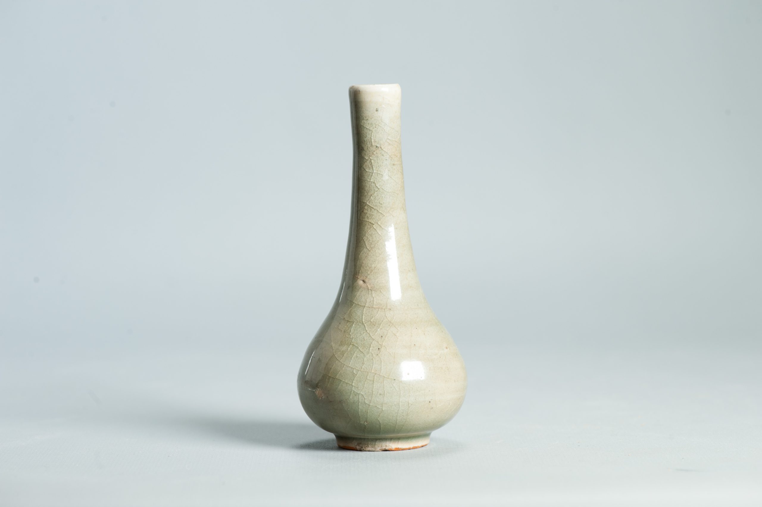 A very Lovely Shaped Miniature vase Celadon with marked base China or Japan - Image 7