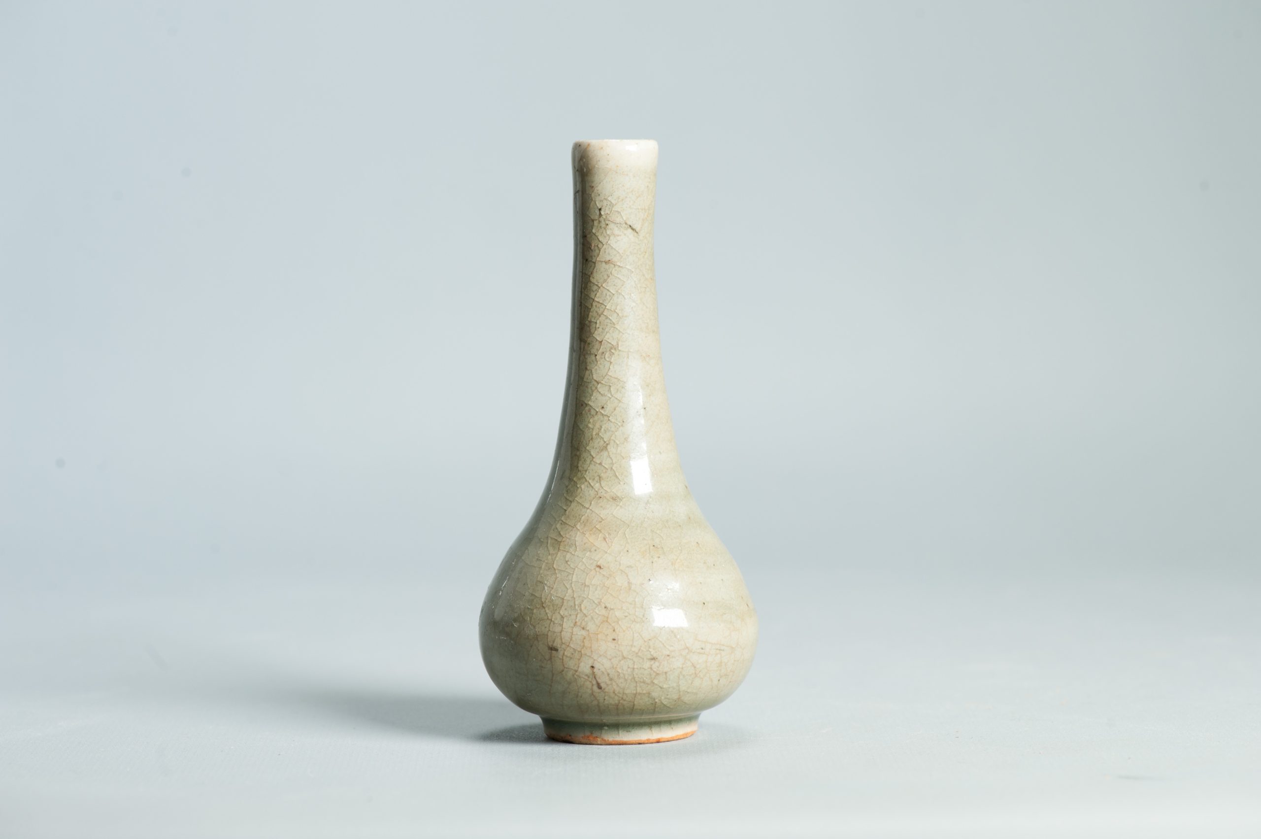 A very Lovely Shaped Miniature vase Celadon with marked base China or Japan - Image 11
