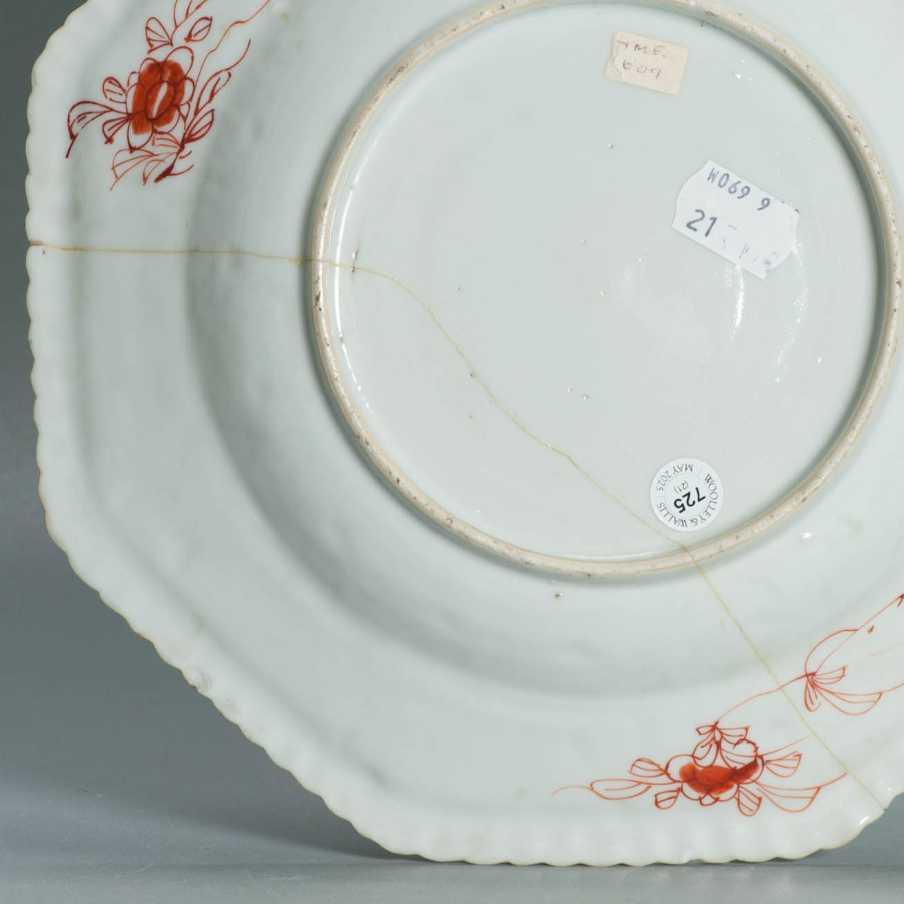 Antique 1700-1720 Chinese Porcelain Plate Kangxi Famille Verte ESPIR COLLECTION - Image 3