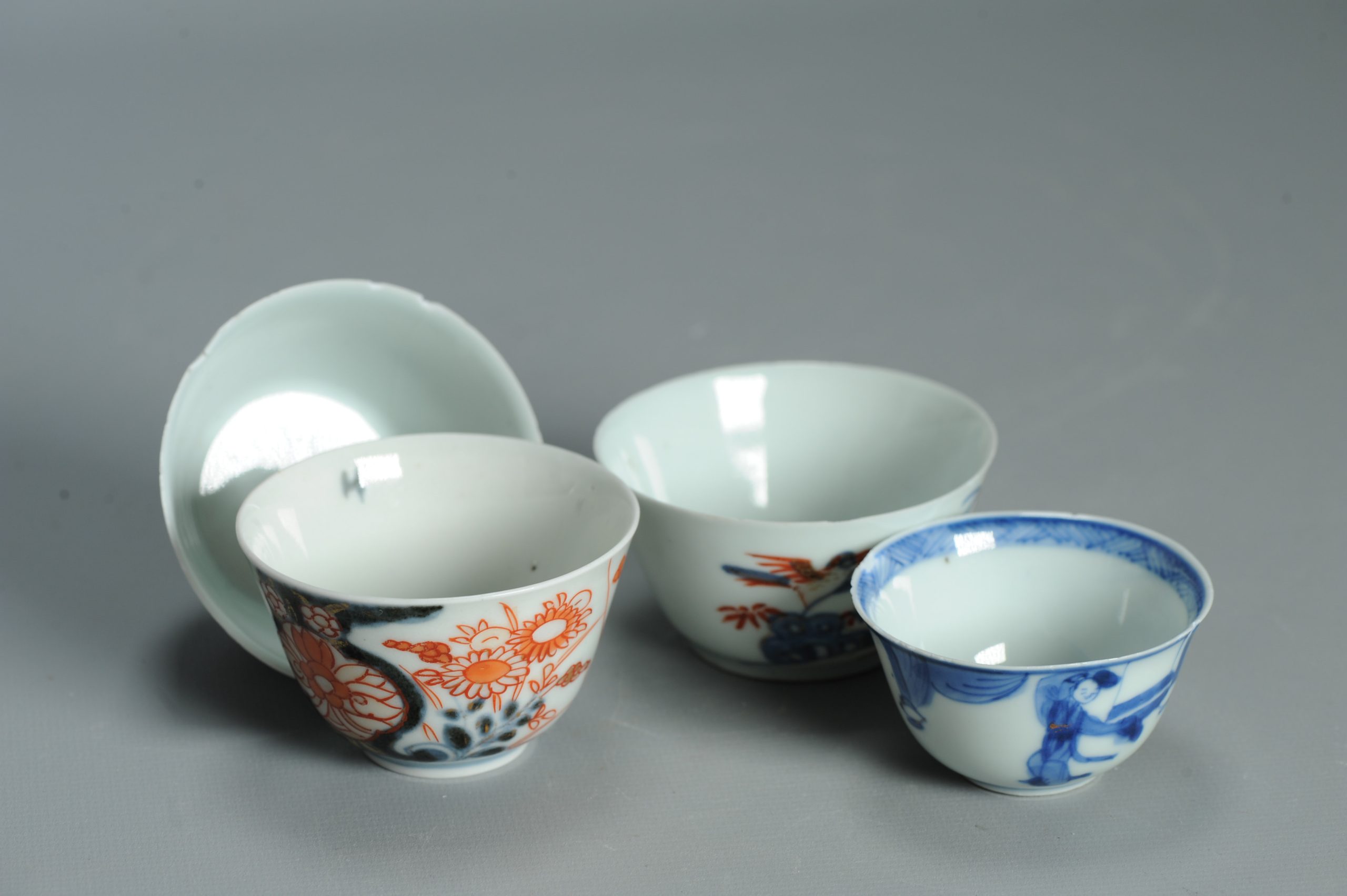 Collecters Lot of 11 Antique Chinese and Japanese Tea Bowls Qing and Edo Period - Image 29