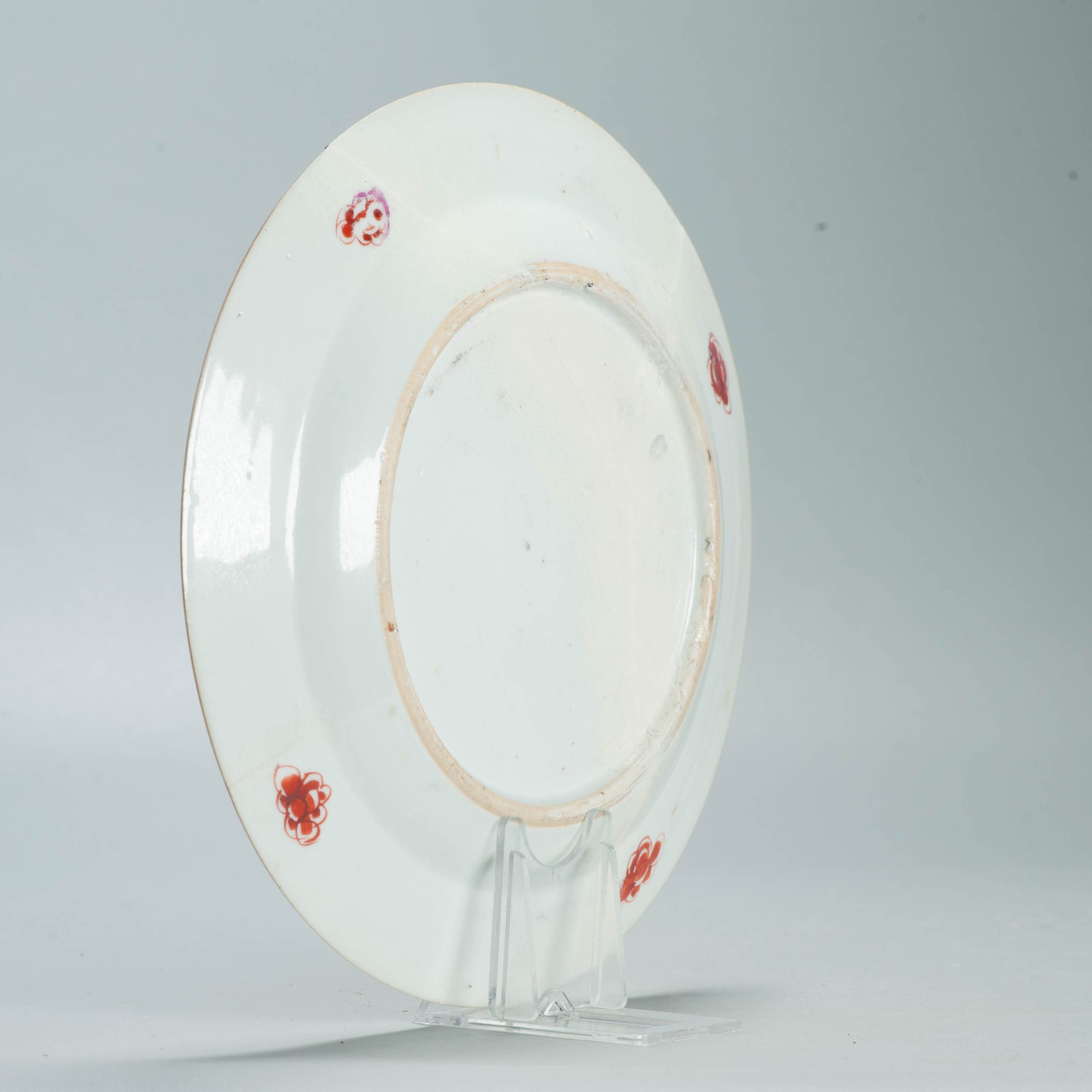 18C Antique Kangxi/Yongzheng Chinese Porcelain Armorial dish VAN GELLICUM - Image 9