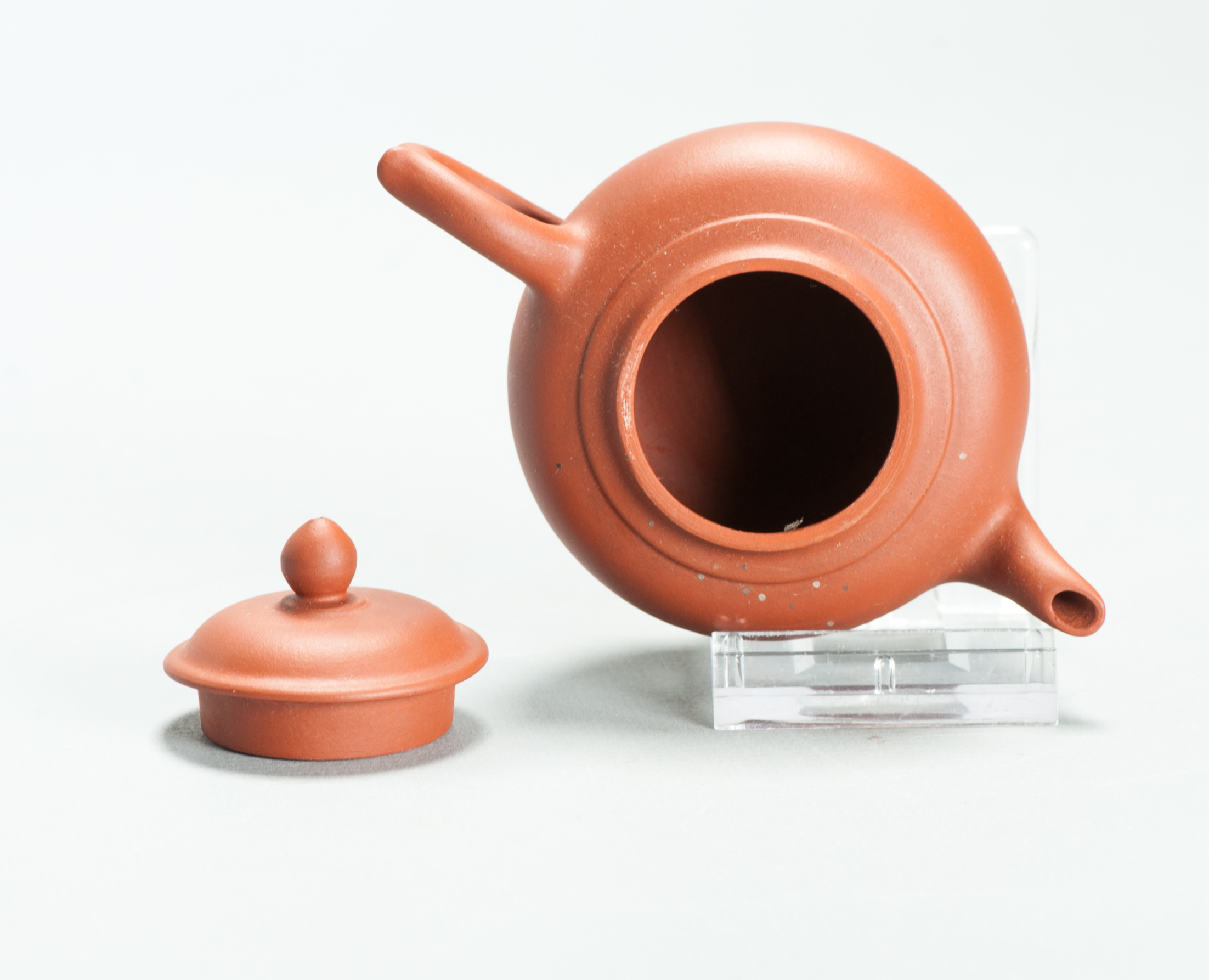 Vintage Chinese earthenware 20th century Zisha Yixing Teapot China Tea Miniature