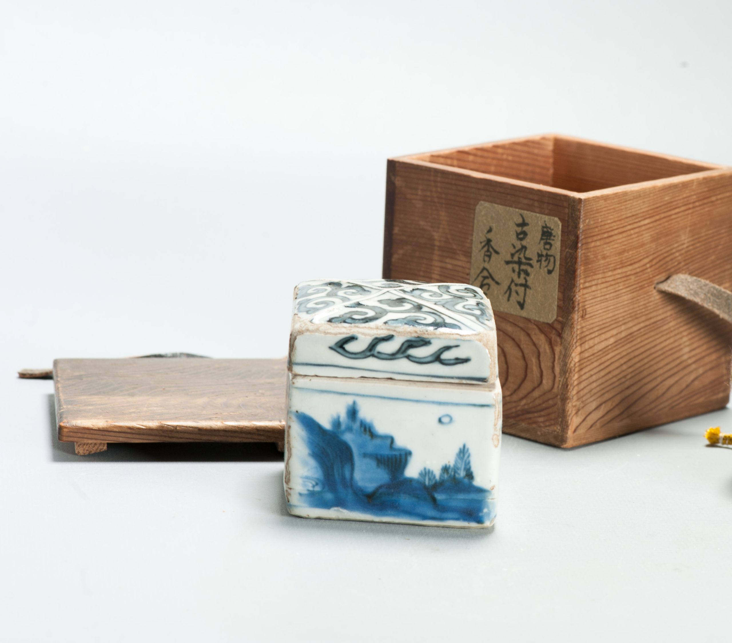 Rare 17th C Chinese Porcelain Ming Period Incense Container Tianqi Scholar - Image 23