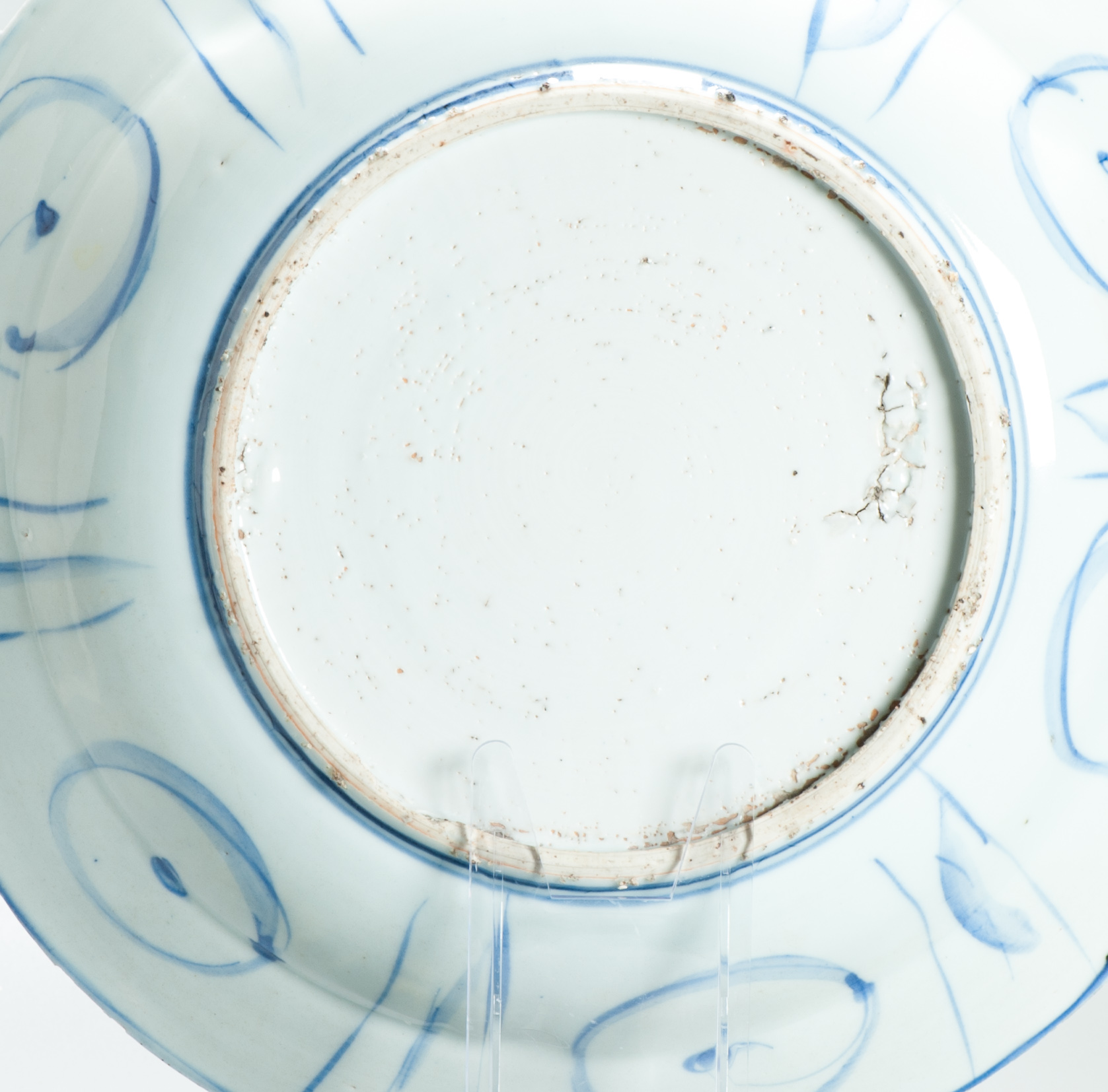 Beautiful 32cm Large Antique Ming Wanli 17th c Chinese Porcelain Kraak Plate - Image 10