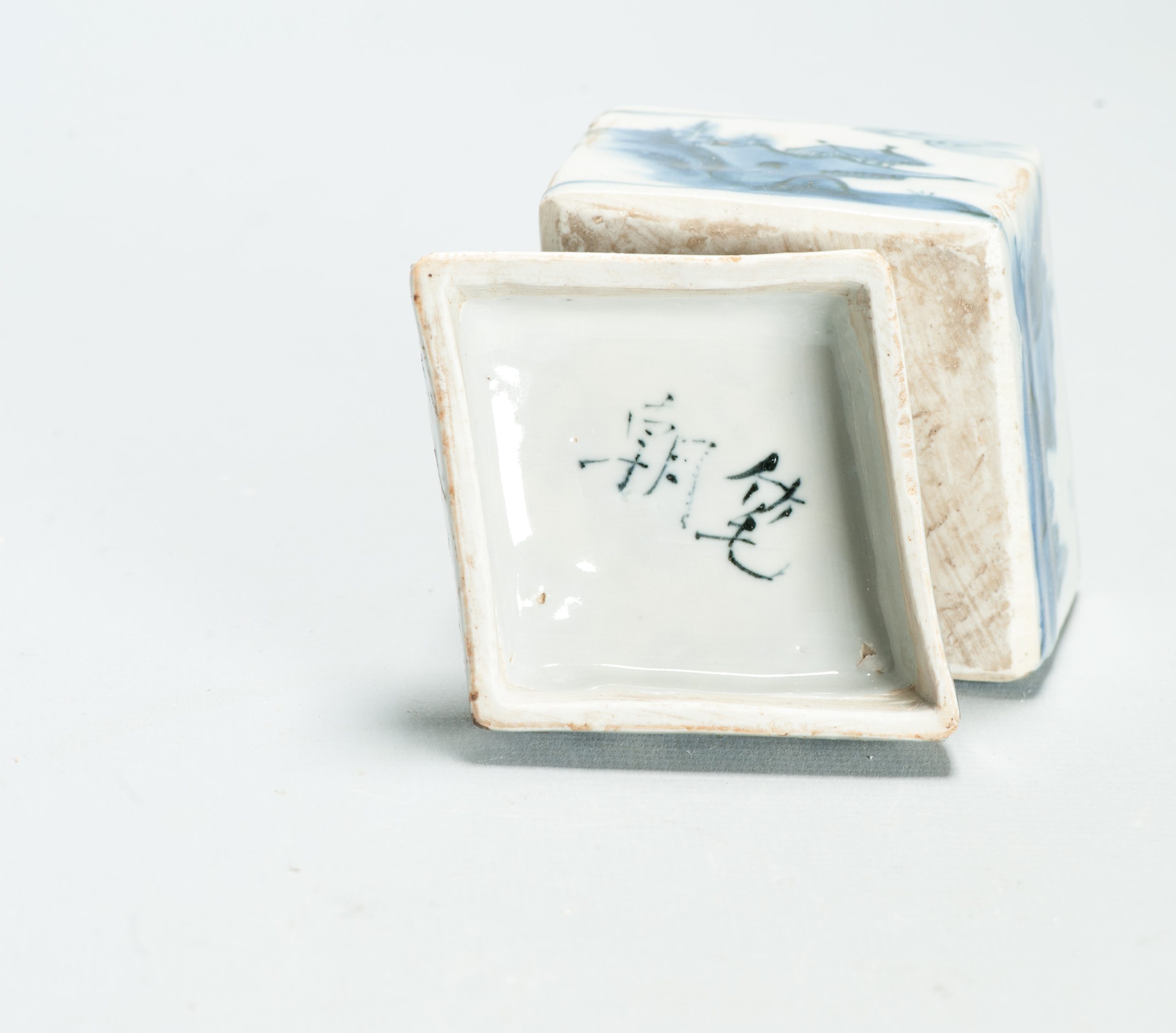 Rare 17th C Chinese Porcelain Ming Period Incense Container Tianqi Scholar - Image 38
