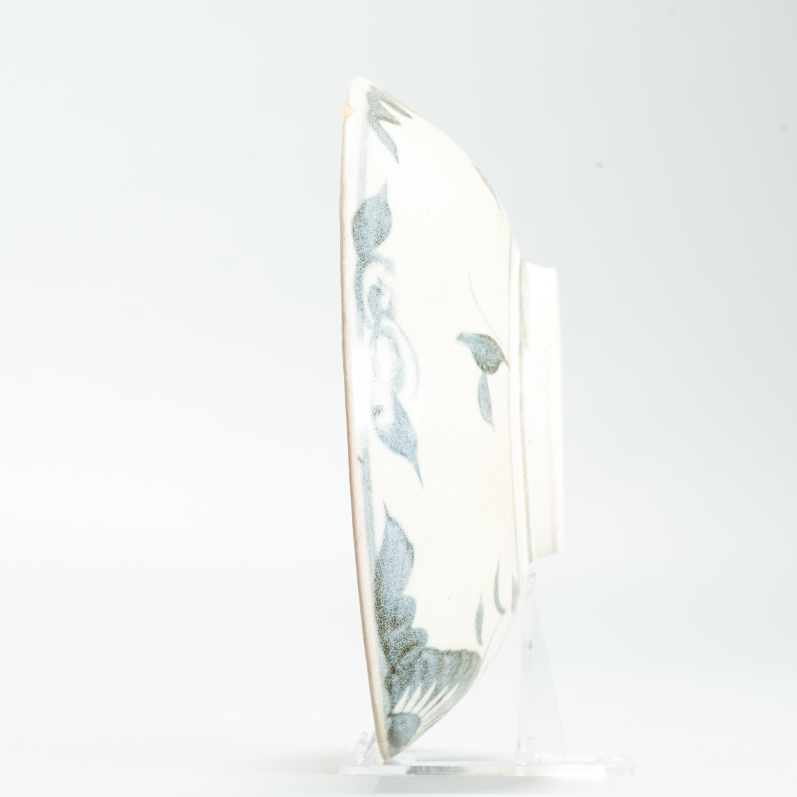 Antique Hongzhi ZHengde Chinese Ming Period Blue White Shallow Bowl 16C - Image 9