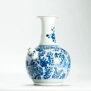 Antique Chinese Kendi Ghendi 18th c with Fenghuang Porcelain China