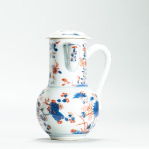 Antique Chinese Spittoon with Flowers Yongzheng Porcelain China