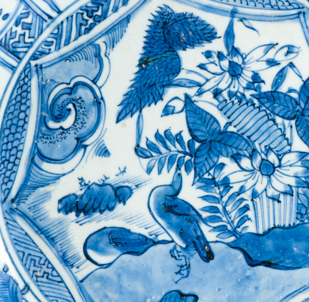 Beautiful 32cm Large Antique Ming Wanli 17th c Chinese Porcelain Kraak Plate - Image 3