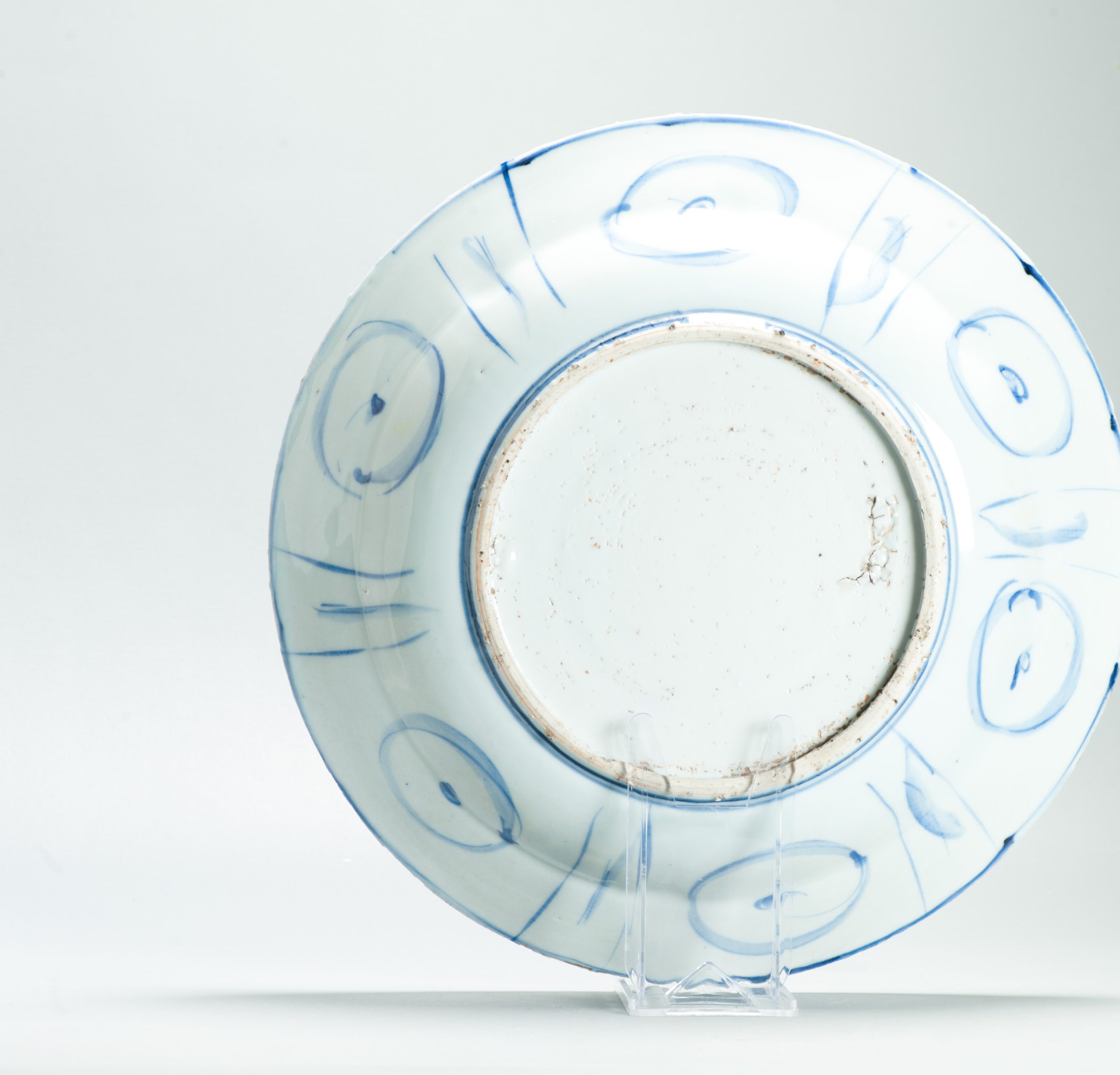 Beautiful 32cm Large Antique Ming Wanli 17th c Chinese Porcelain Kraak Plate - Image 11