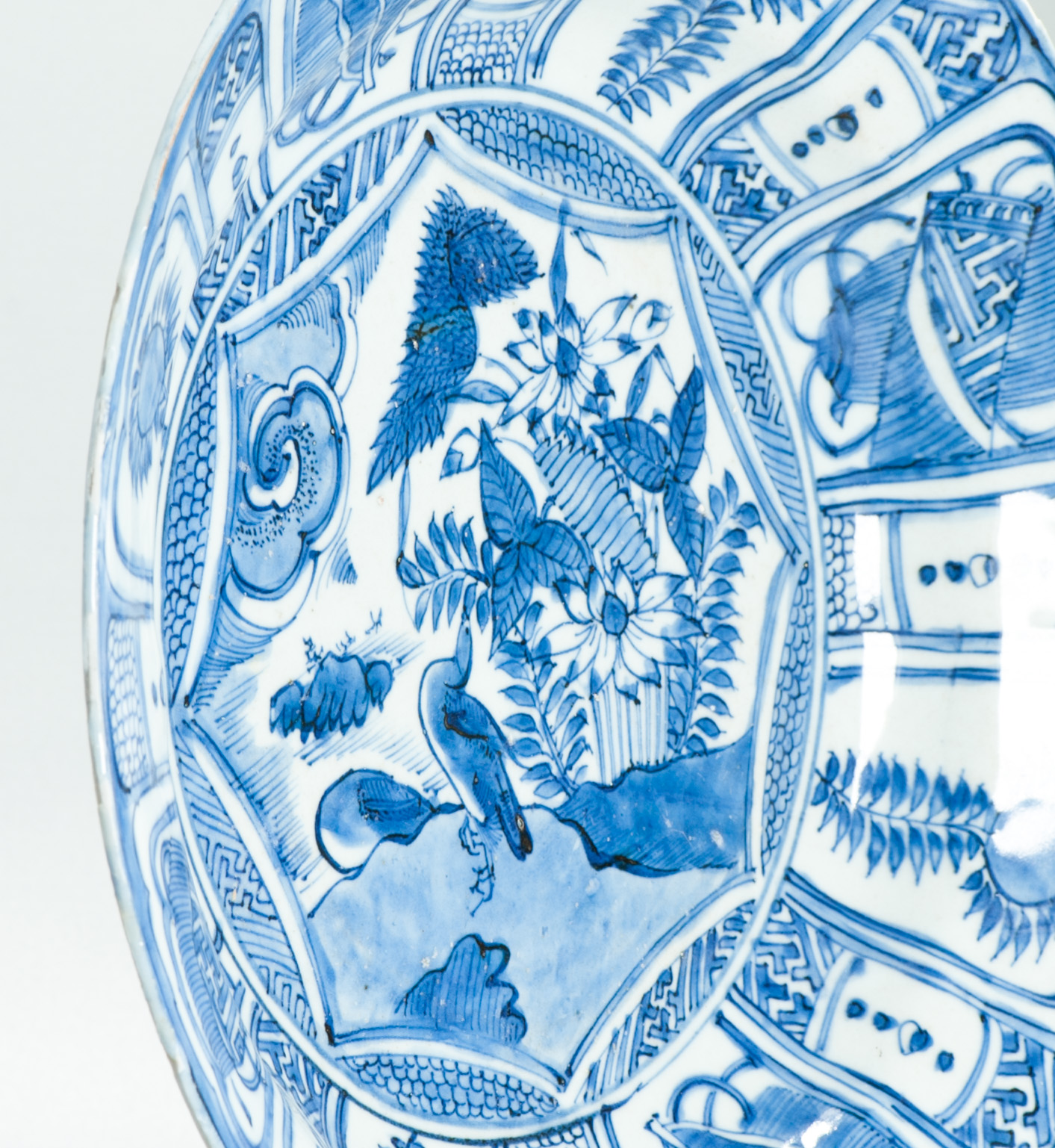 Beautiful 32cm Large Antique Ming Wanli 17th c Chinese Porcelain Kraak Plate - Image 16