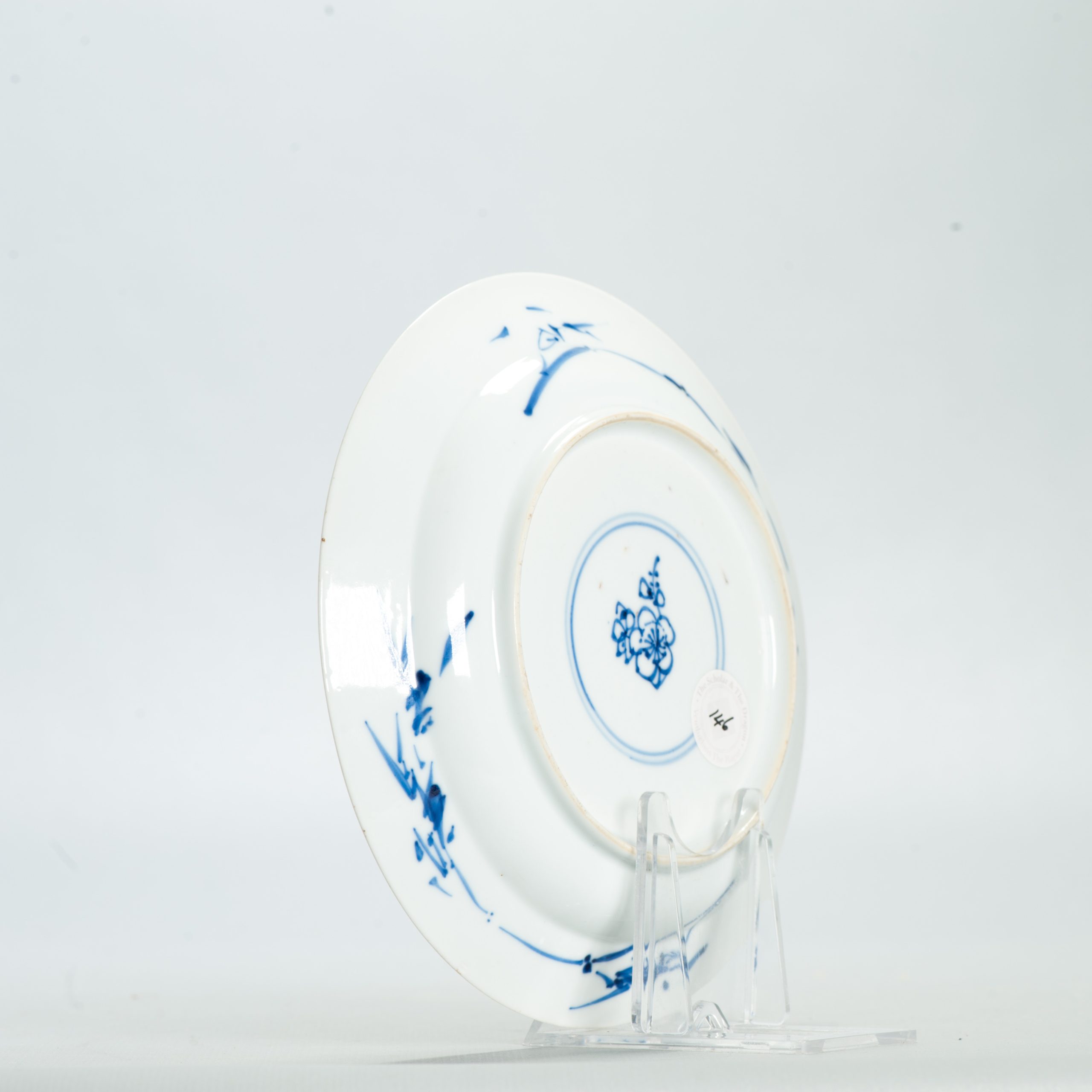 Antique Kangxi period Chinese Porcelain Master of the Rocks Dish Marked - 图片 9