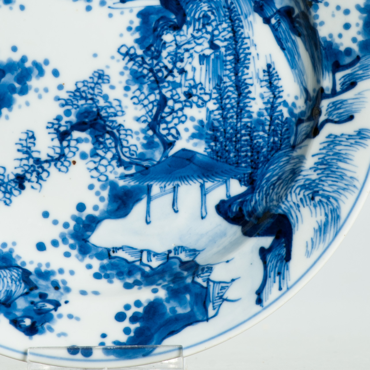 Antique Kangxi period Chinese Porcelain Master of the Rocks Dish Marked - 图片 13