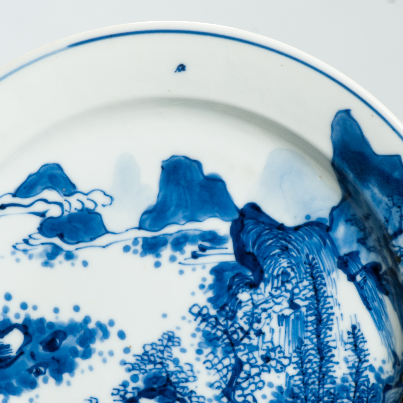 Antique Kangxi period Chinese Porcelain Master of the Rocks Dish Marked - 图片 15