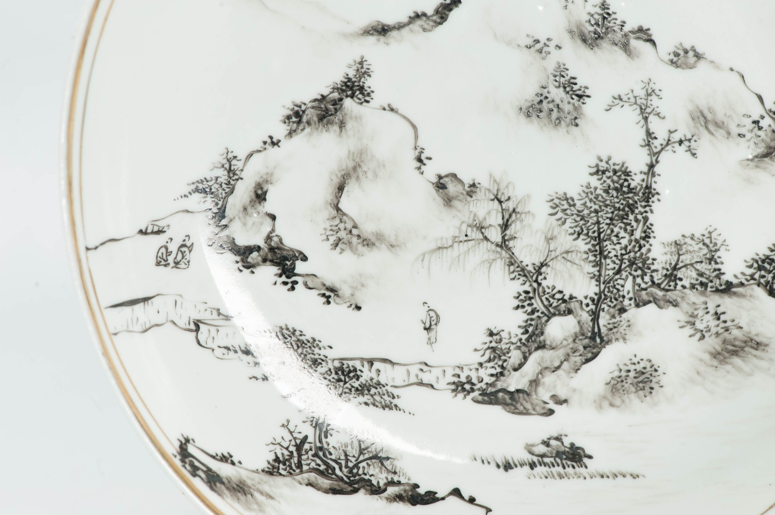 Antique Ca 1930 Republic period Chinese Porcelain plate Qianjiang Cheng Ji Ru - Image 7