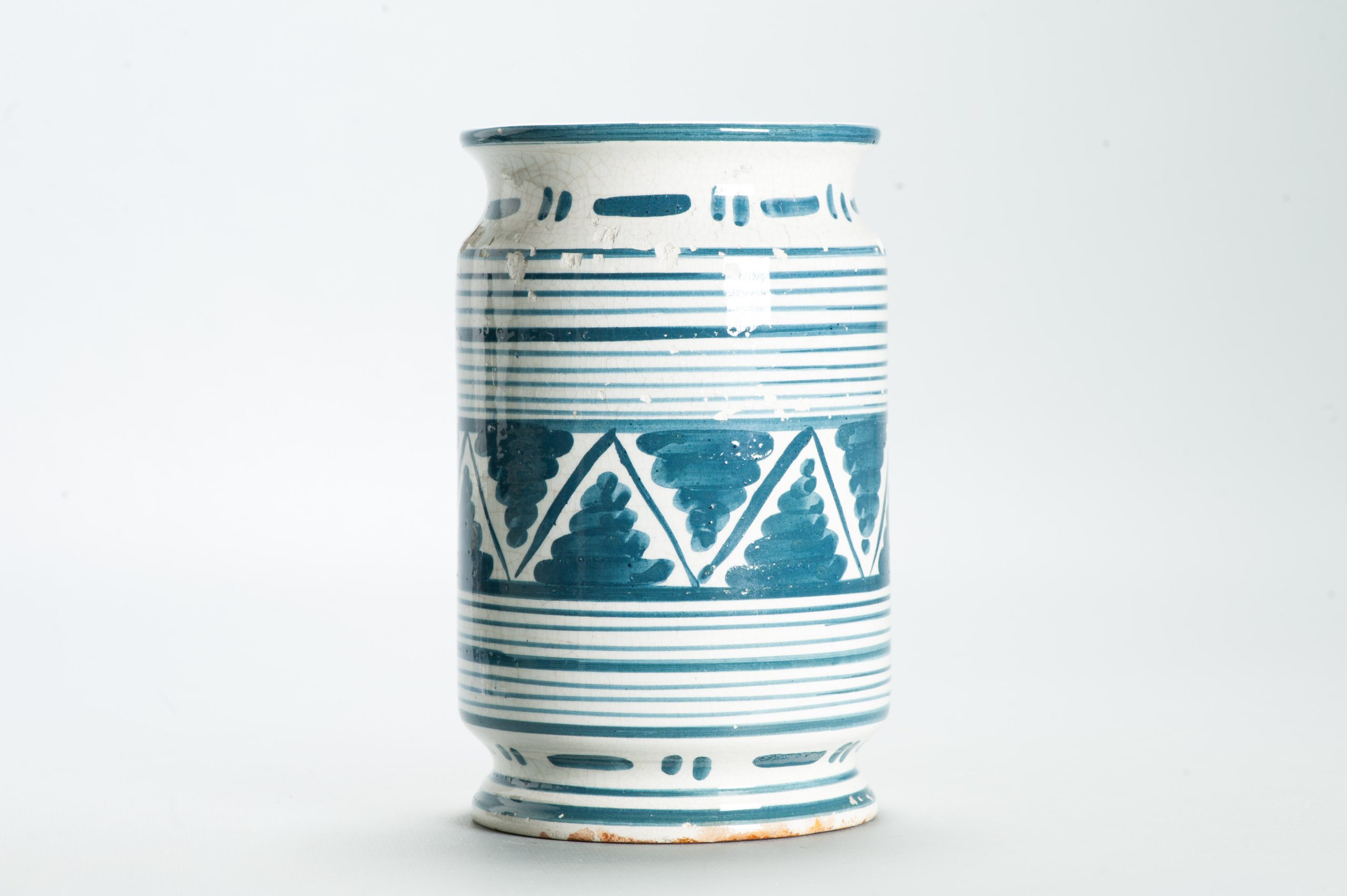 17.2CM French 19th c Faïence in Apothecary c Earthenware France