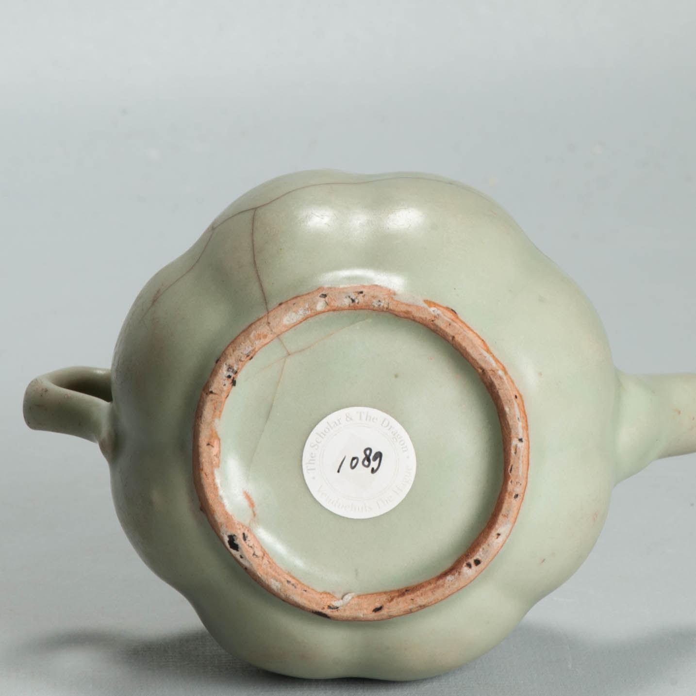 Rare Antique Chinese Southern Song or Yuan Longquan Celadon 'melon' ewer - Image 30