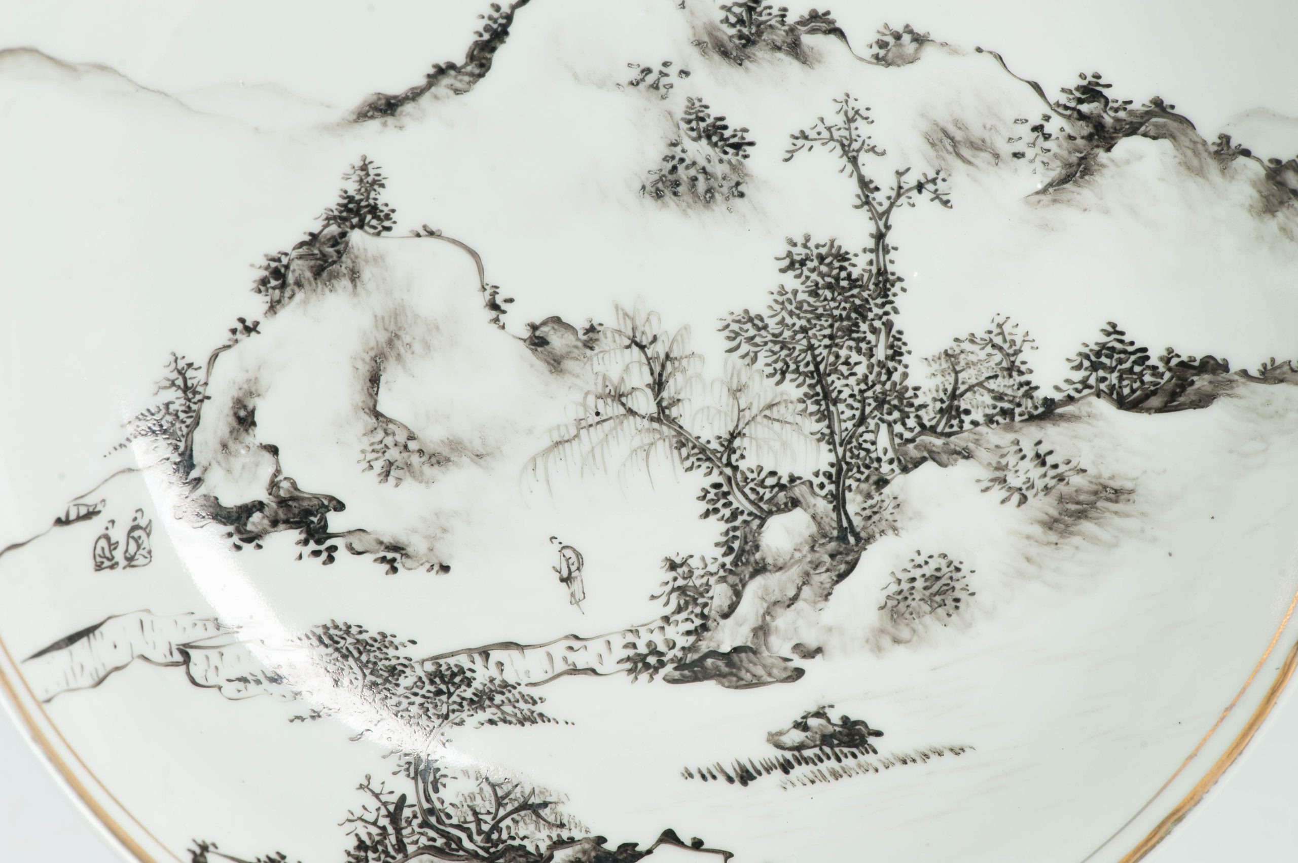 Antique Ca 1930 Republic period Chinese Porcelain plate Qianjiang Cheng Ji Ru - Image 8