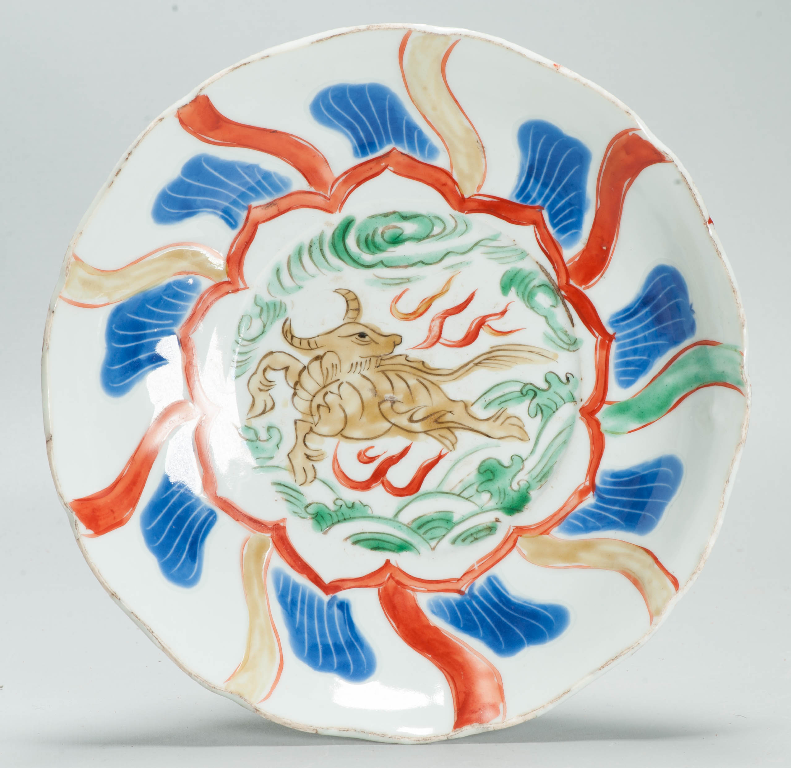Very Rare Antique Chinese 17C Chongzhen/Transitional Ko Akae Bowl Porcelain