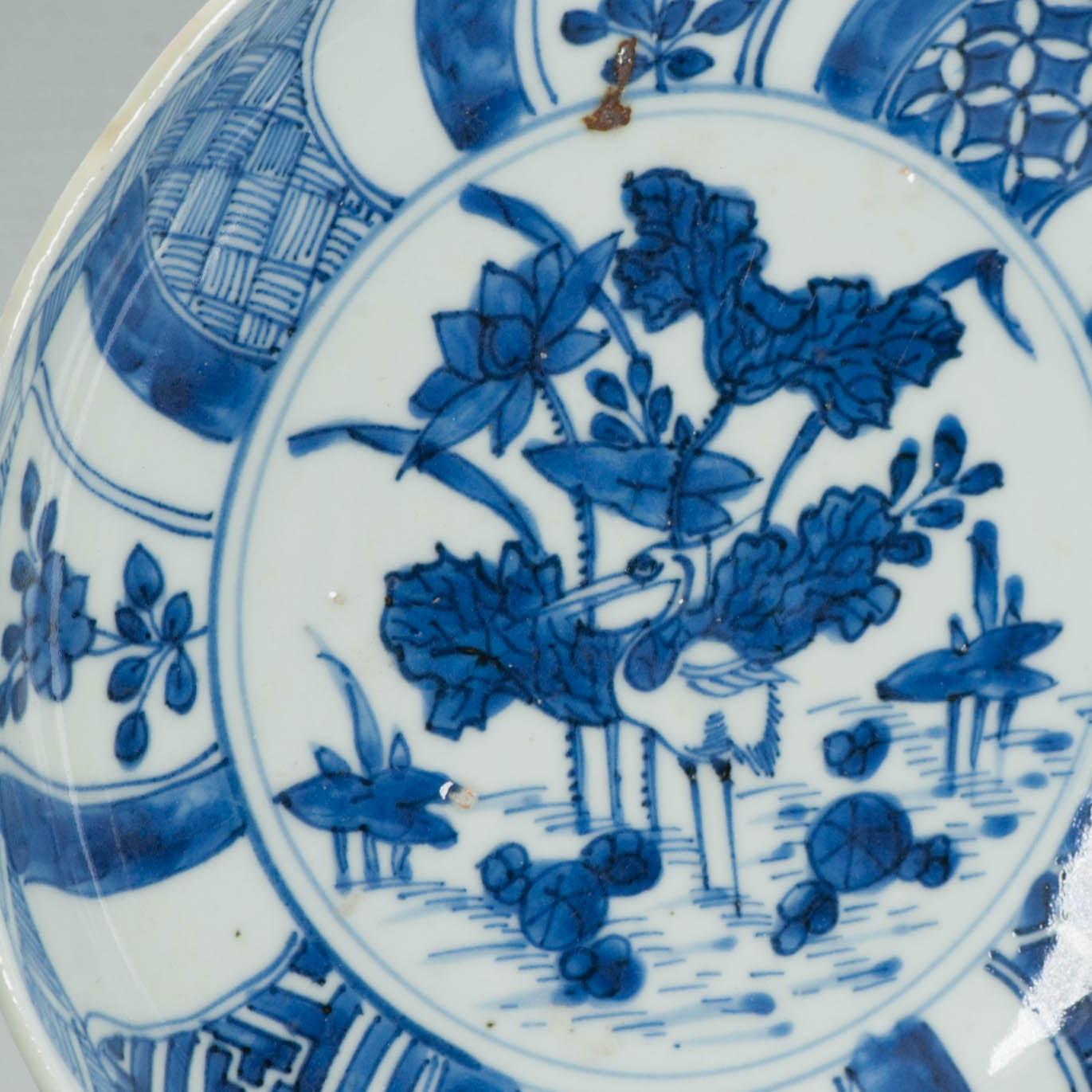 Almost Perfect Antique Chinese Ming Kosometsuke Porcelain Dish Marked - Image 5