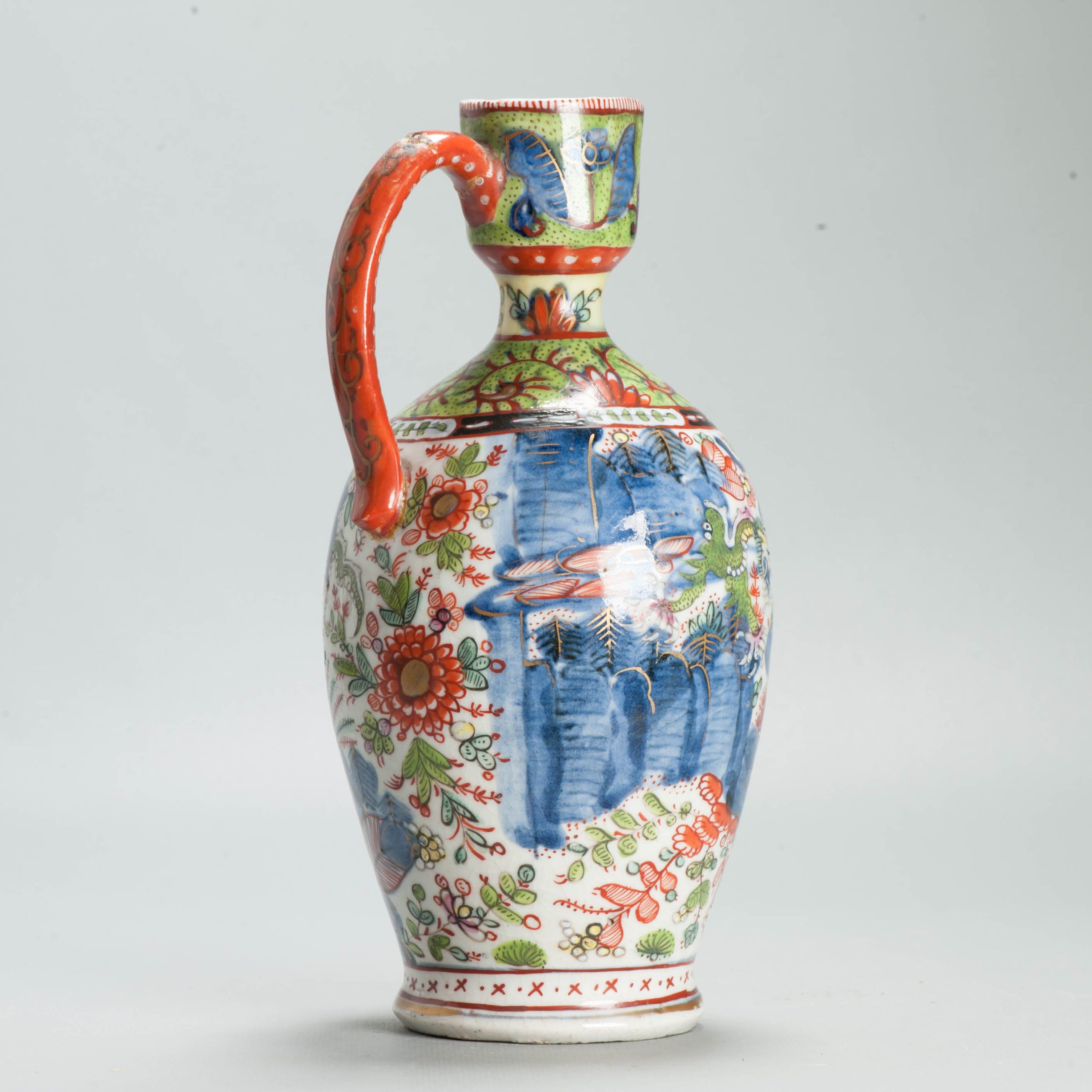 Antique 18C Japanese Porcelain Ewer with Regency Redecoration George IV - Image 22