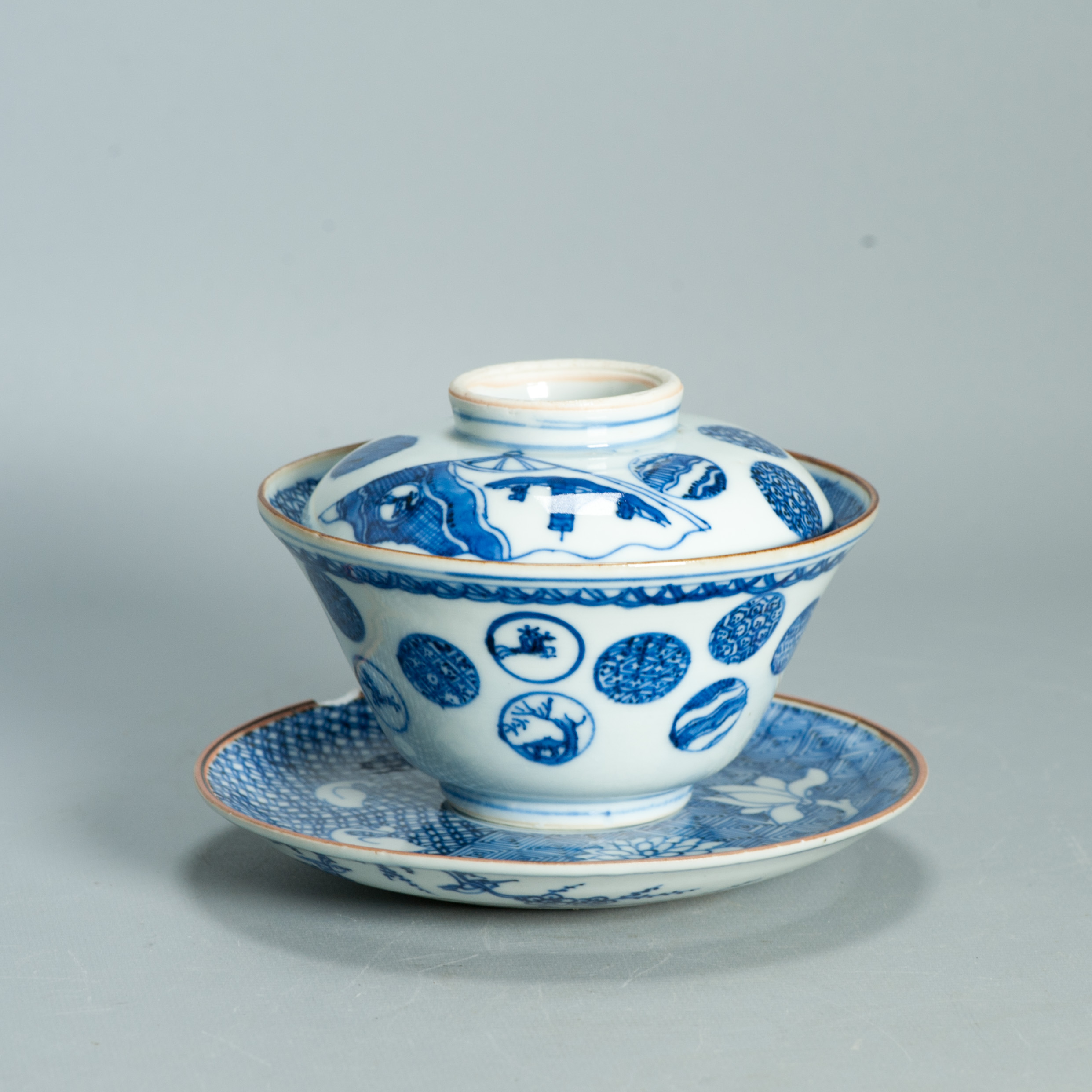 Museum Piece Ming Tianqi Period Shonzui 17th C Chinese Porcelain Ming Gaiwan - Image 6