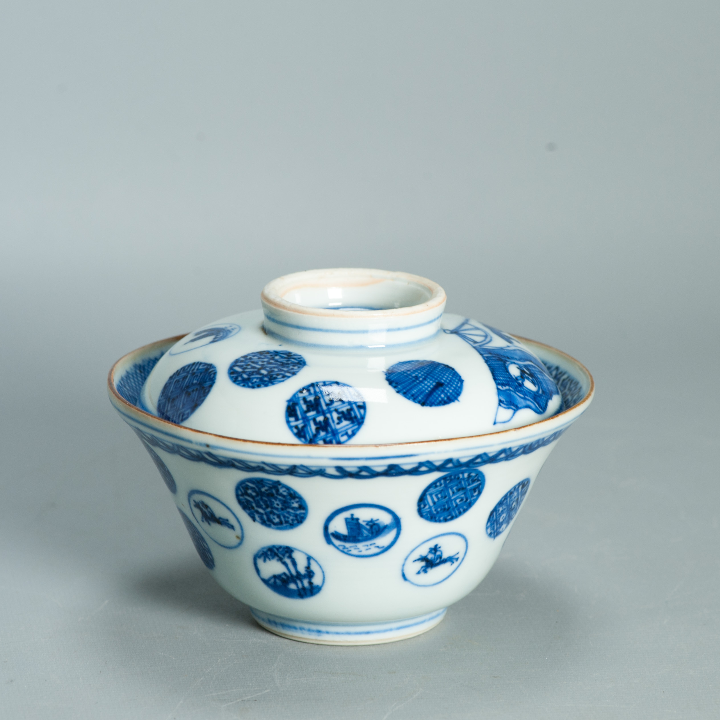 Museum Piece Ming Tianqi Period Shonzui 17th C Chinese Porcelain Ming Gaiwan - Image 20