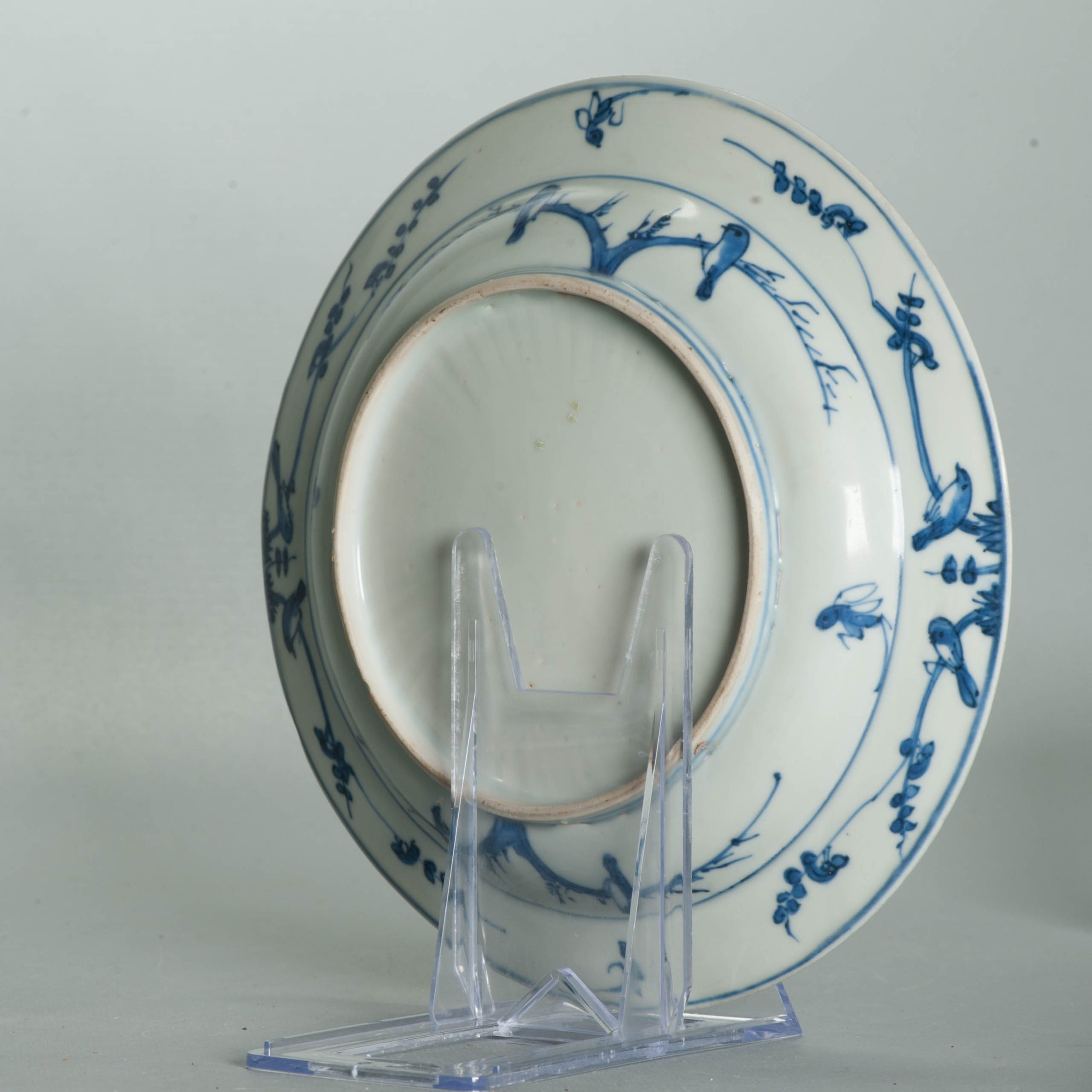 Antique Chinese Porcelain 16th century Wanli - Jiajing Period plate with landscape Ming - Image 15