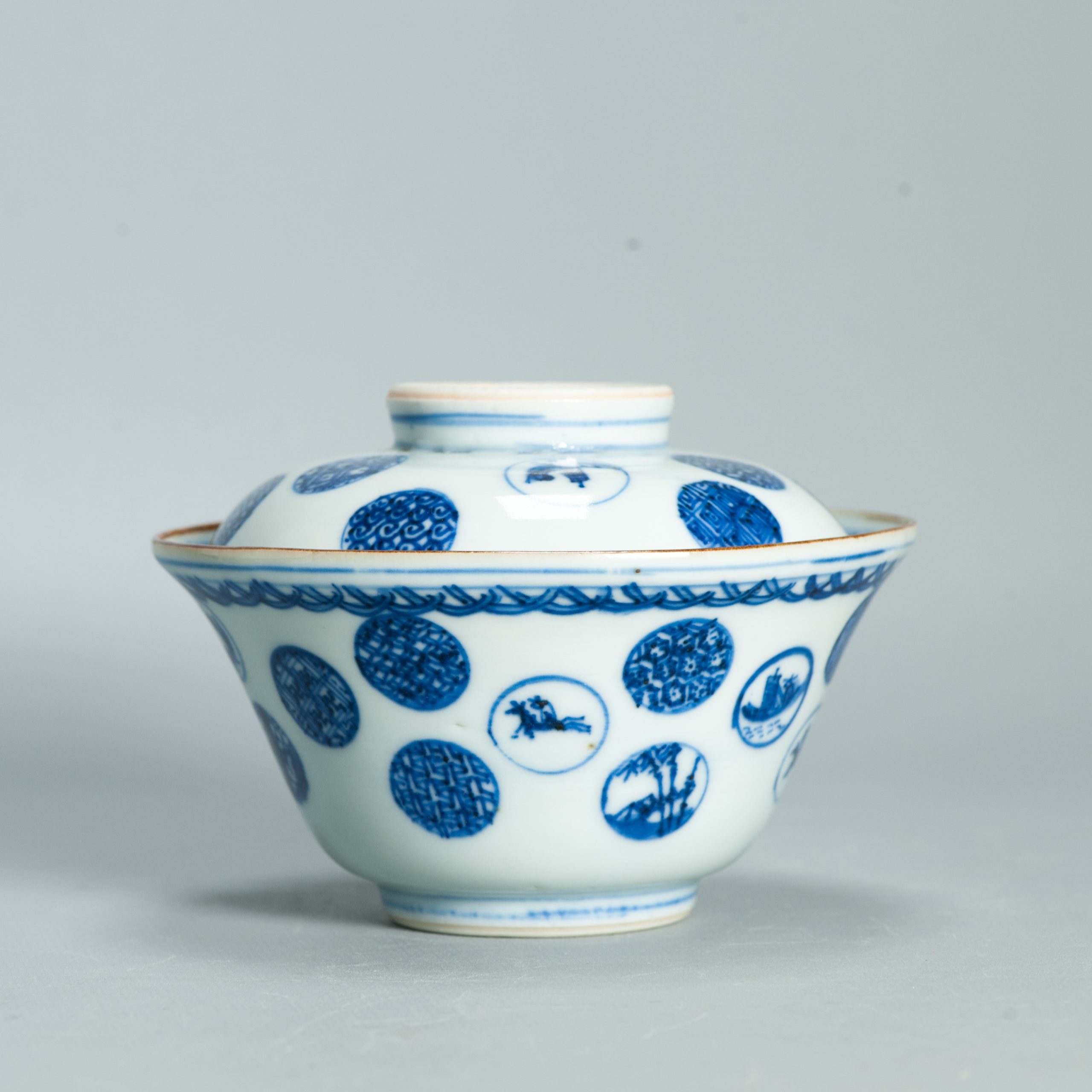 Museum Piece Ming Tianqi Period Shonzui 17th C Chinese Porcelain Ming Gaiwan - Image 38