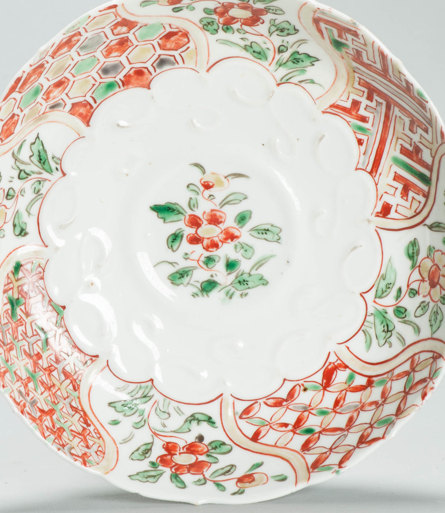 Antique Chinese Ming Wanli/Tianqi Ko Akae Kraak Dish Porcelain Plate Rare - Image 11