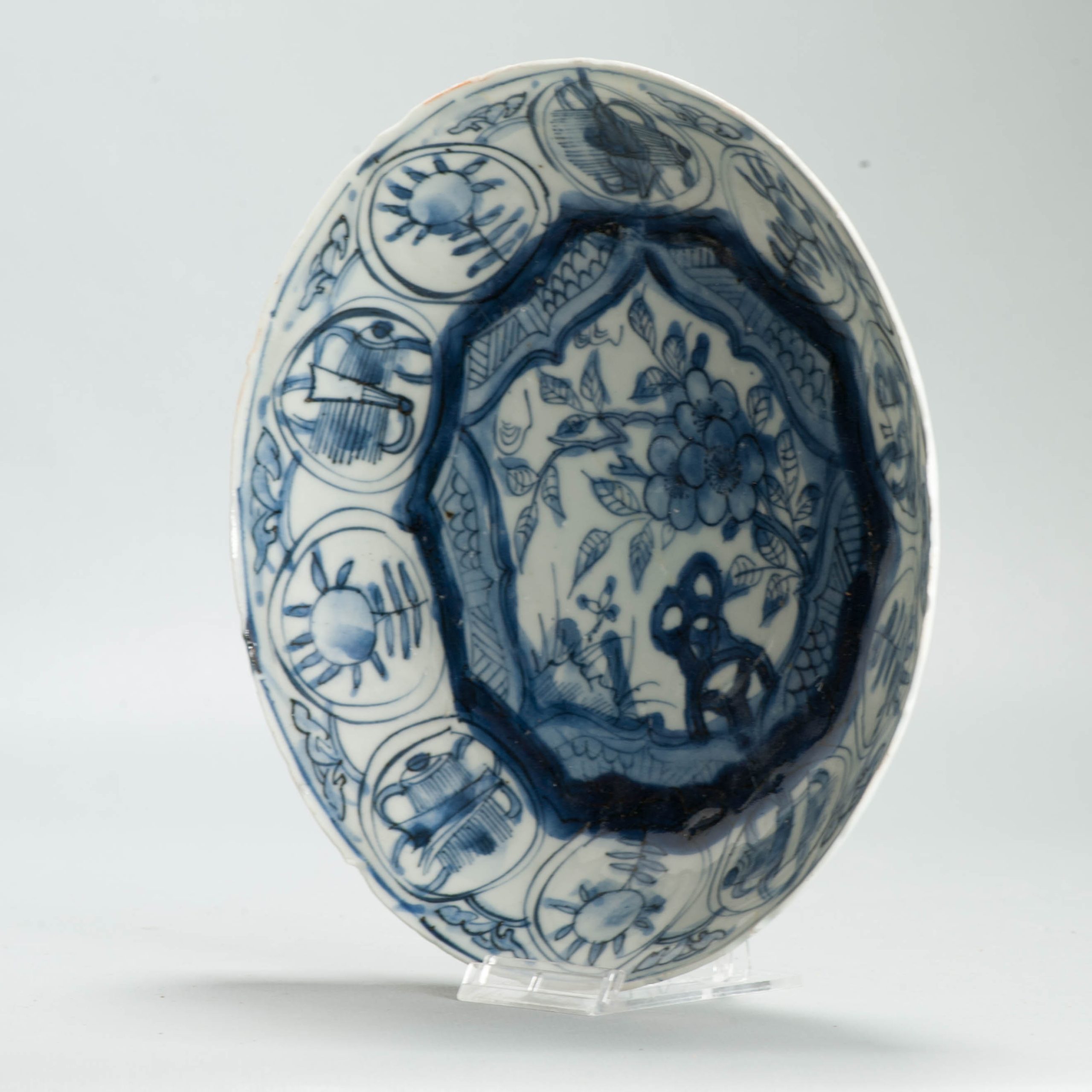 Antique Chinese Porcelain Ca 1600 Wanli Period plate with landscape Objects - 图片 15