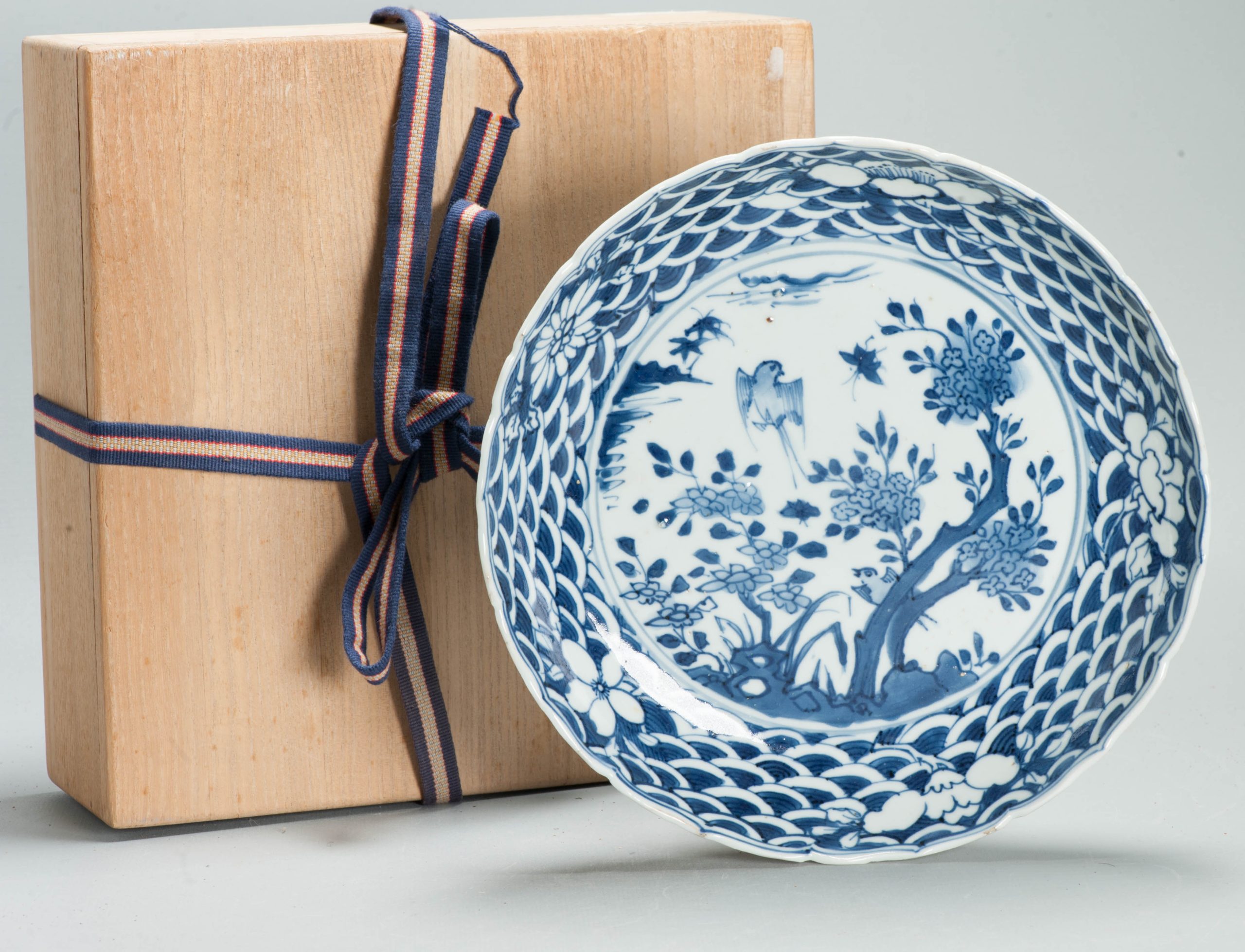 Antique 17th C Chinese Porcelain Tianqi-Chongzhen Plate Ming Chinese Landscape - Image 3