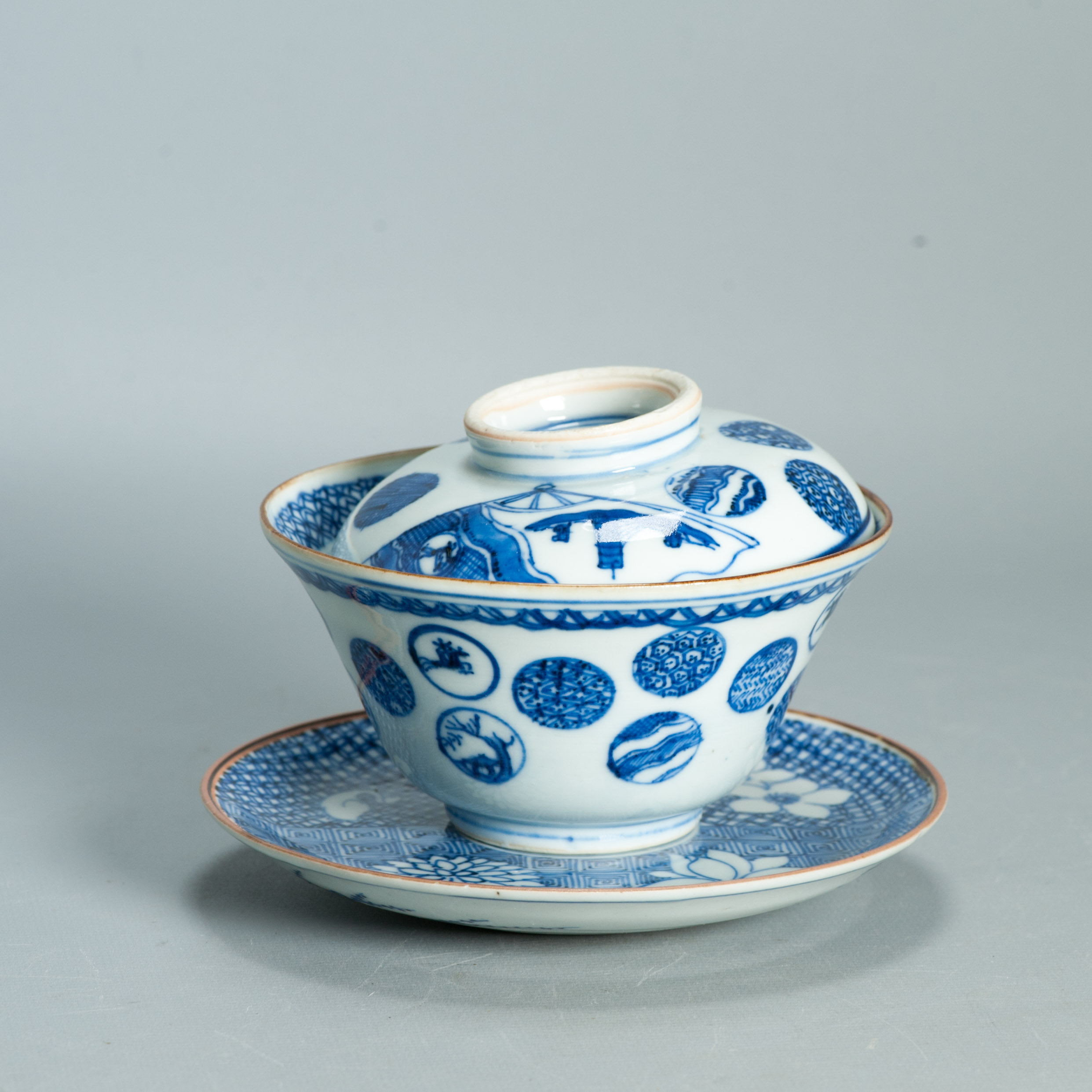 Museum Piece Ming Tianqi Period Shonzui 17th C Chinese Porcelain Ming Gaiwan - Image 16