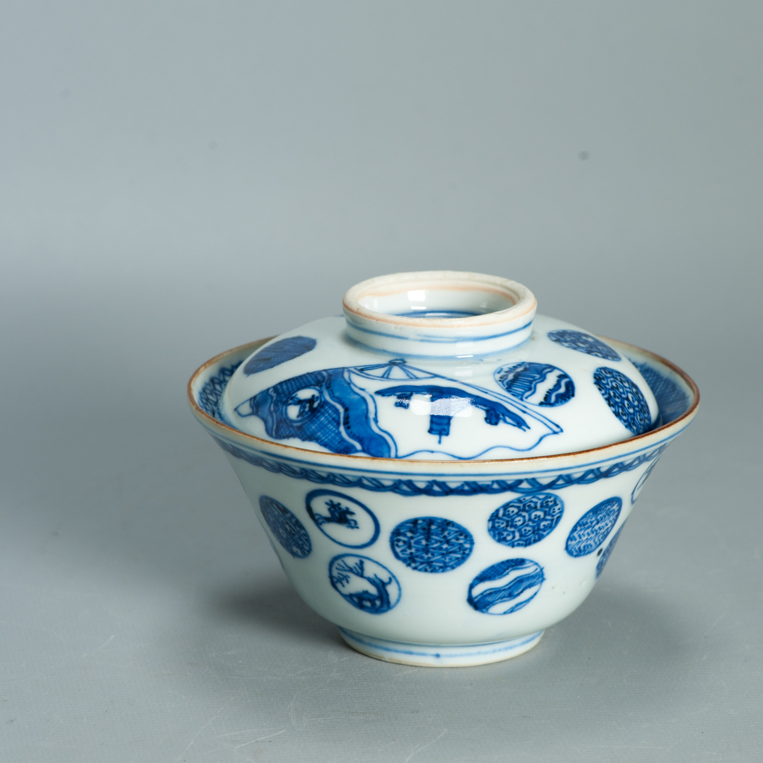 Museum Piece Ming Tianqi Period Shonzui 17th C Chinese Porcelain Ming Gaiwan - Image 17