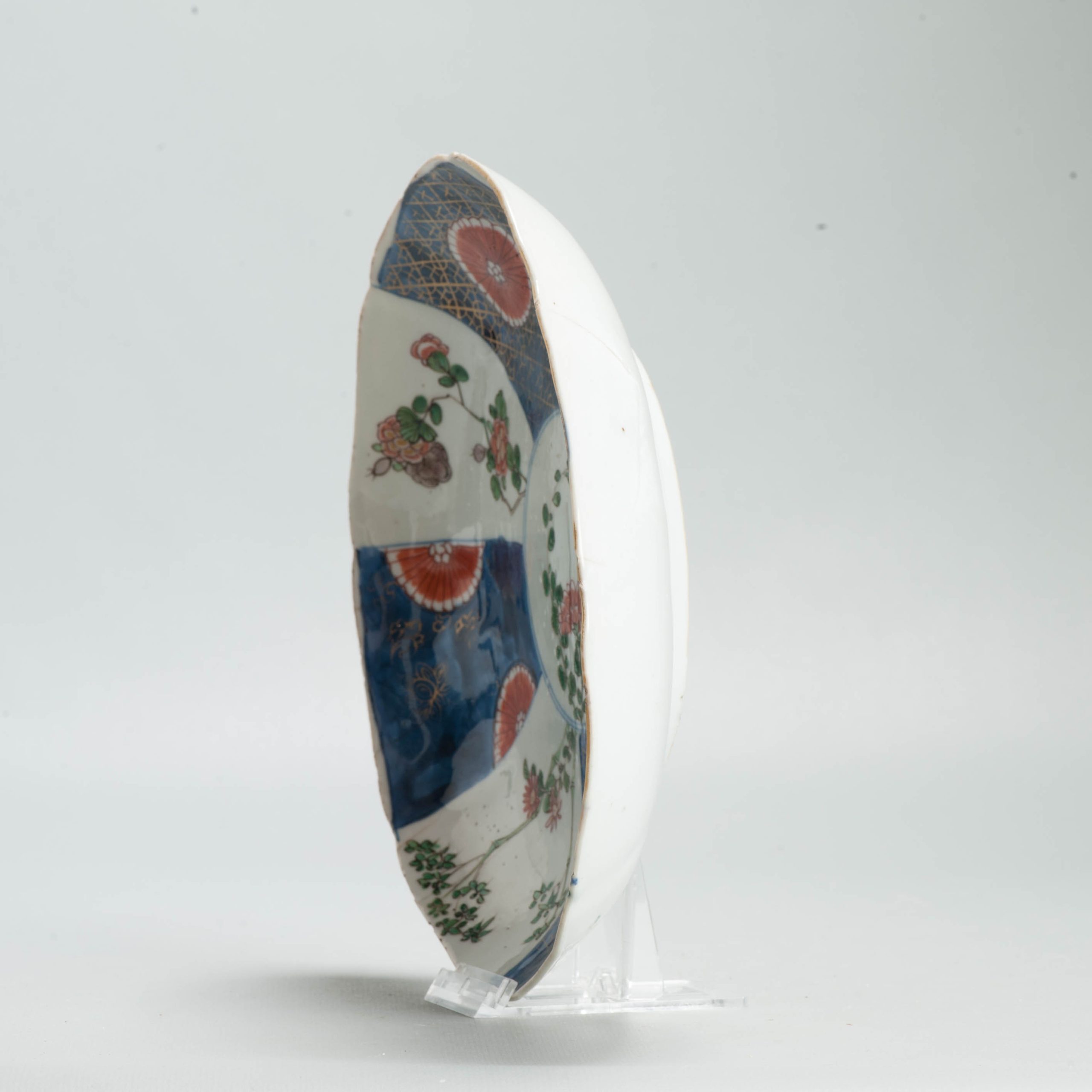 Antique Imari Verte Chinese Plate 18th Plate Chinese Porcelain Qing Dynasty - Image 11
