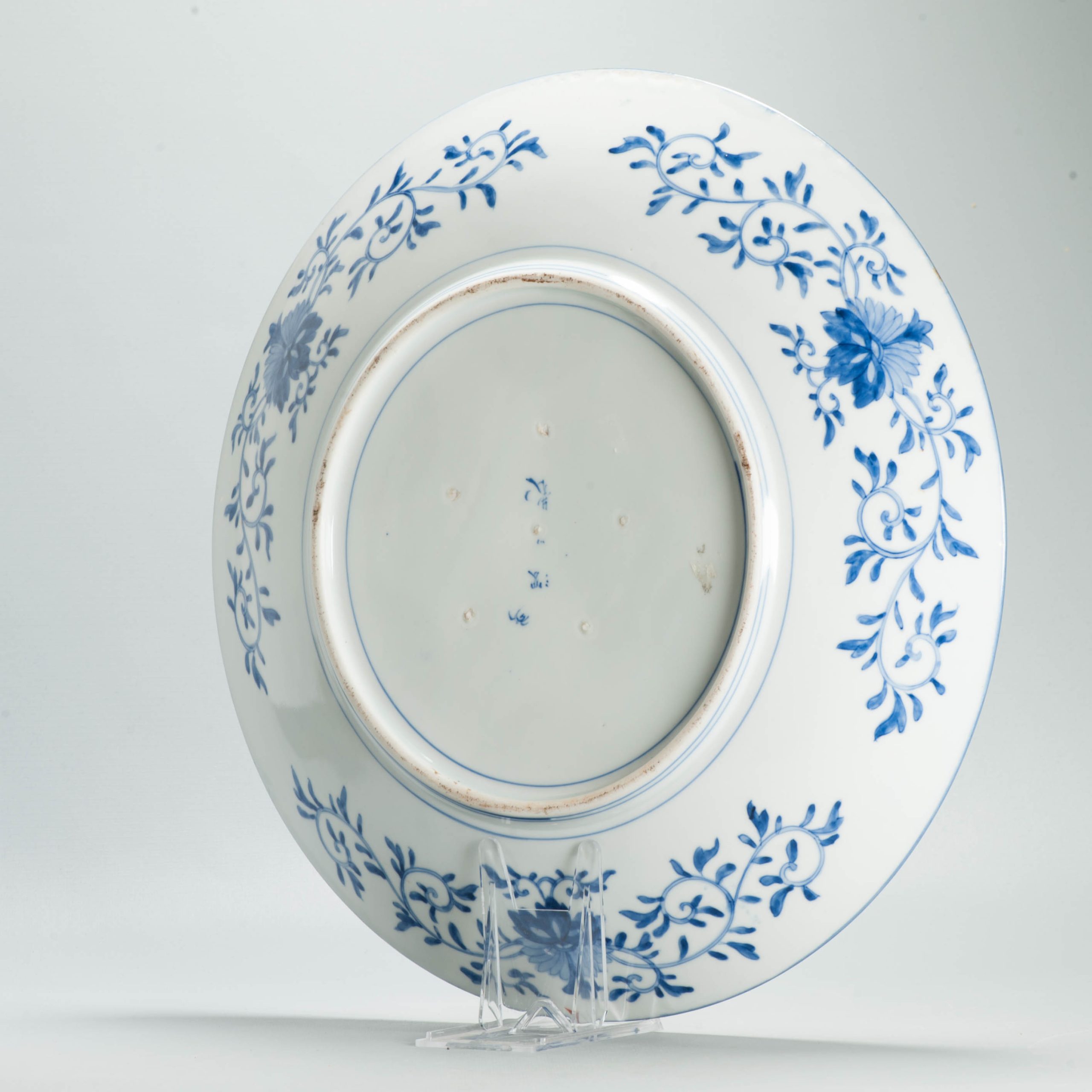Antique Rare Japanese 19th C Porcelain Fukugawa Koransha Plate Marked - Image 14