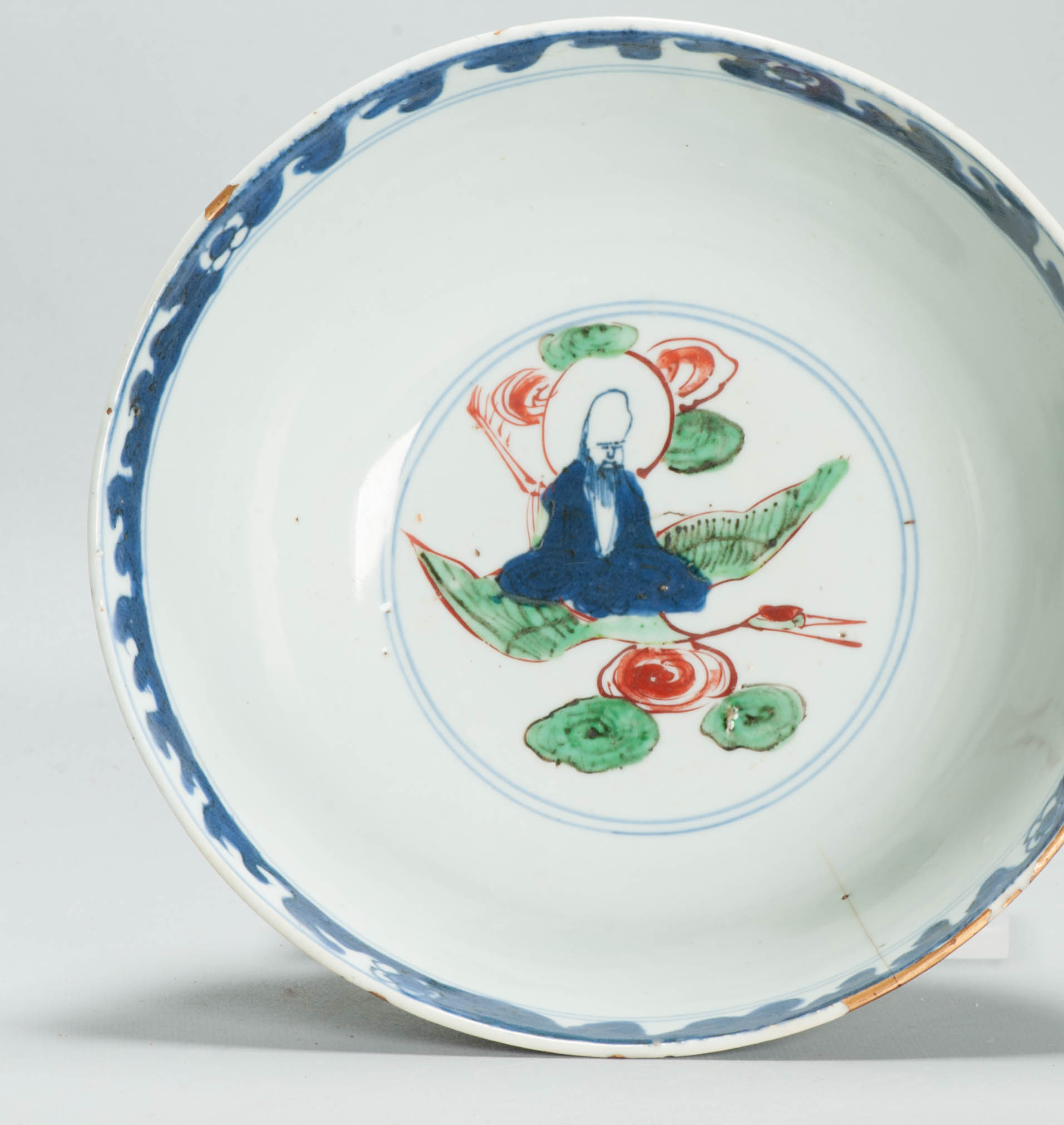 Large and Very Rare Antique Chinese 17C Wanli - Tianqi Ko Akae Bowl Porcelain - Image 27